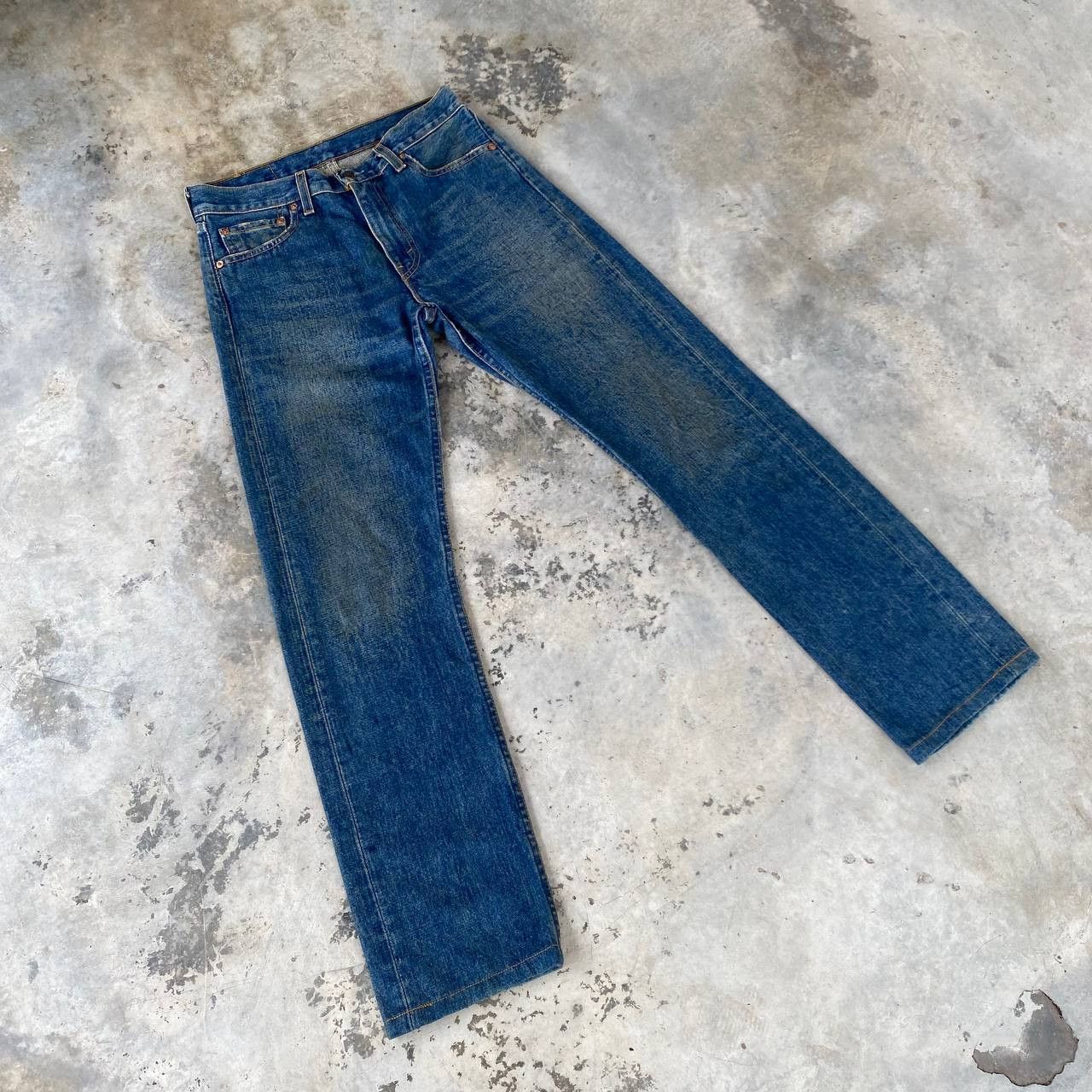 Levi's Vintage Clothing VINTAGE 00S LEVIS 505 BLUE RUSTY WASH W29X30"(J09-04) Size US 29 - 2 Thumbnail