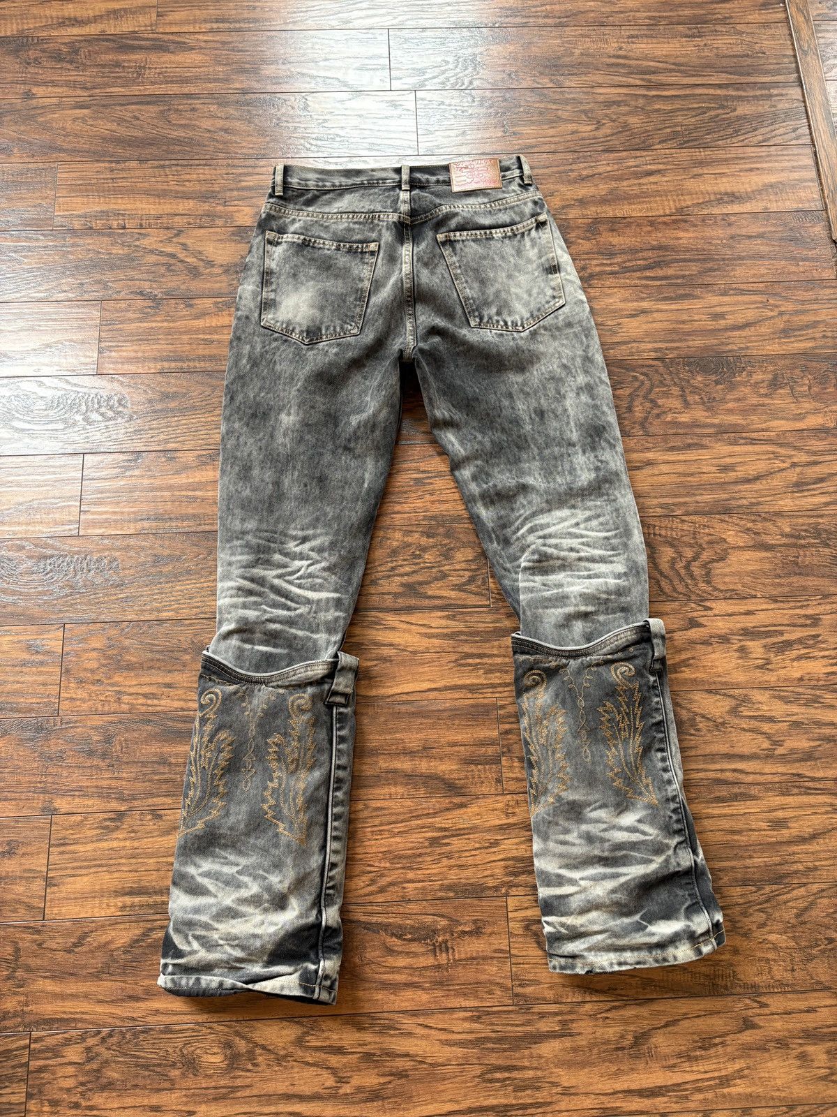 Y/Project SS2023 Y/Project Runway Cowboy Astro Cavalier Jeans Size US 30 / EU 46 - 2 Thumbnail