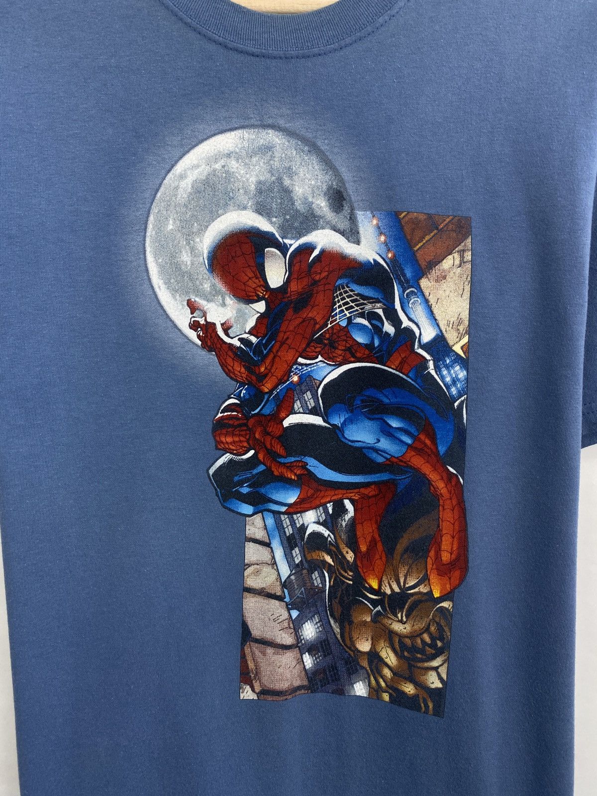 Marvel Comics × Vintage 🕷️🇺🇸 Vintage 2002 Spiderman Marvel Comics t-shirt Y2K Size US L / EU 52-54 / 3 - 4 Thumbnail