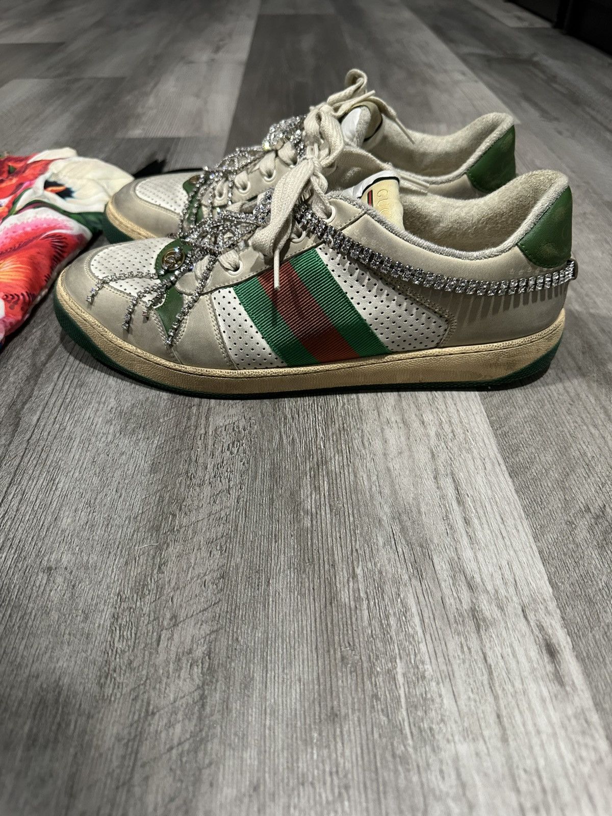 Gucci Gucci Crystal Screeners Size US 10 / EU 43 - 3 Thumbnail