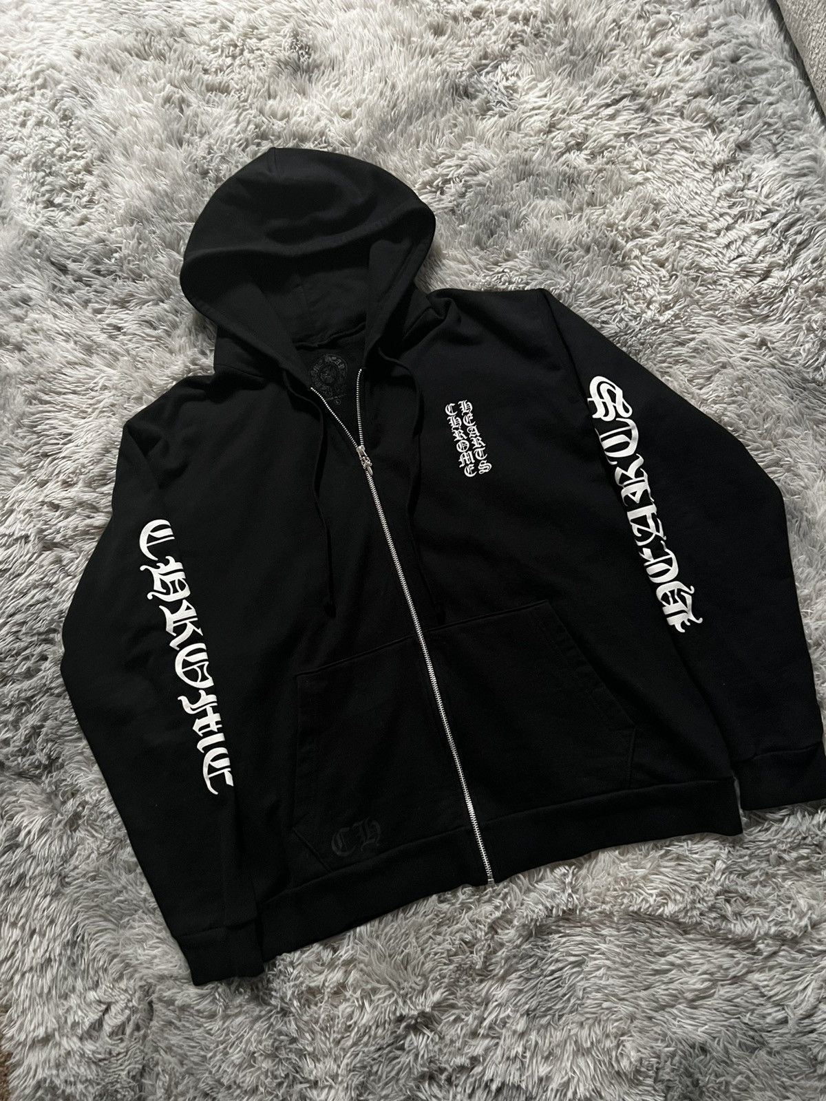 Chrome Hearts Chrome Hearts Vertical Logo Zip Up Size US L / EU 52-54 / 3 - 1 Thumbnail