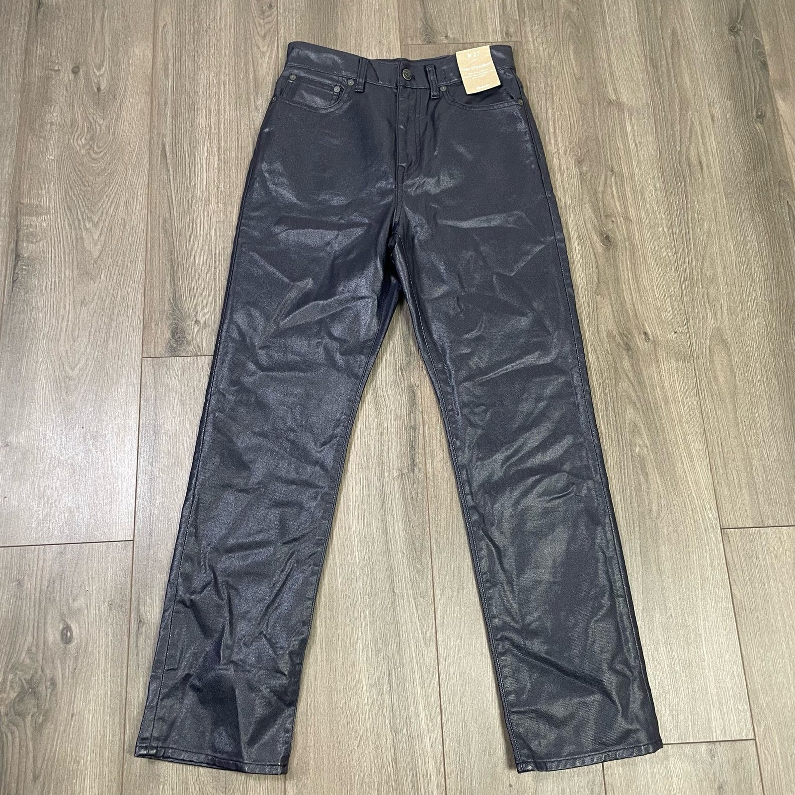 Madewell Madewell Coated 90s Straight Foil Trendy Jeans US Women's 27 Size 27" / US 4 / IT 40 - 1 Thumbnail