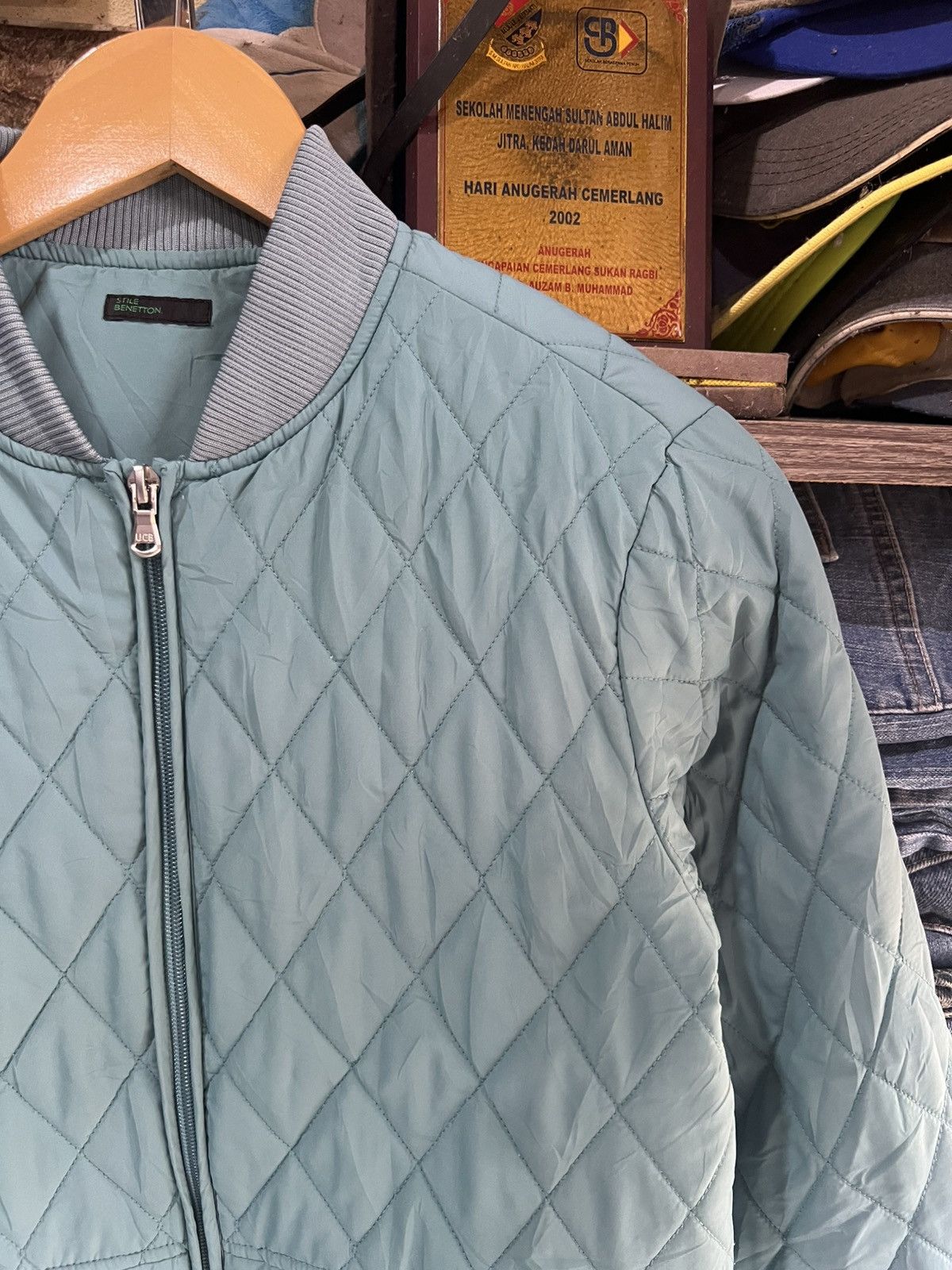 United Colors Of Benetton 🔥Stile Benetton United Colors of Benetton Quilted Jacket Size S / US 4 / IT 40 - 5 Thumbnail