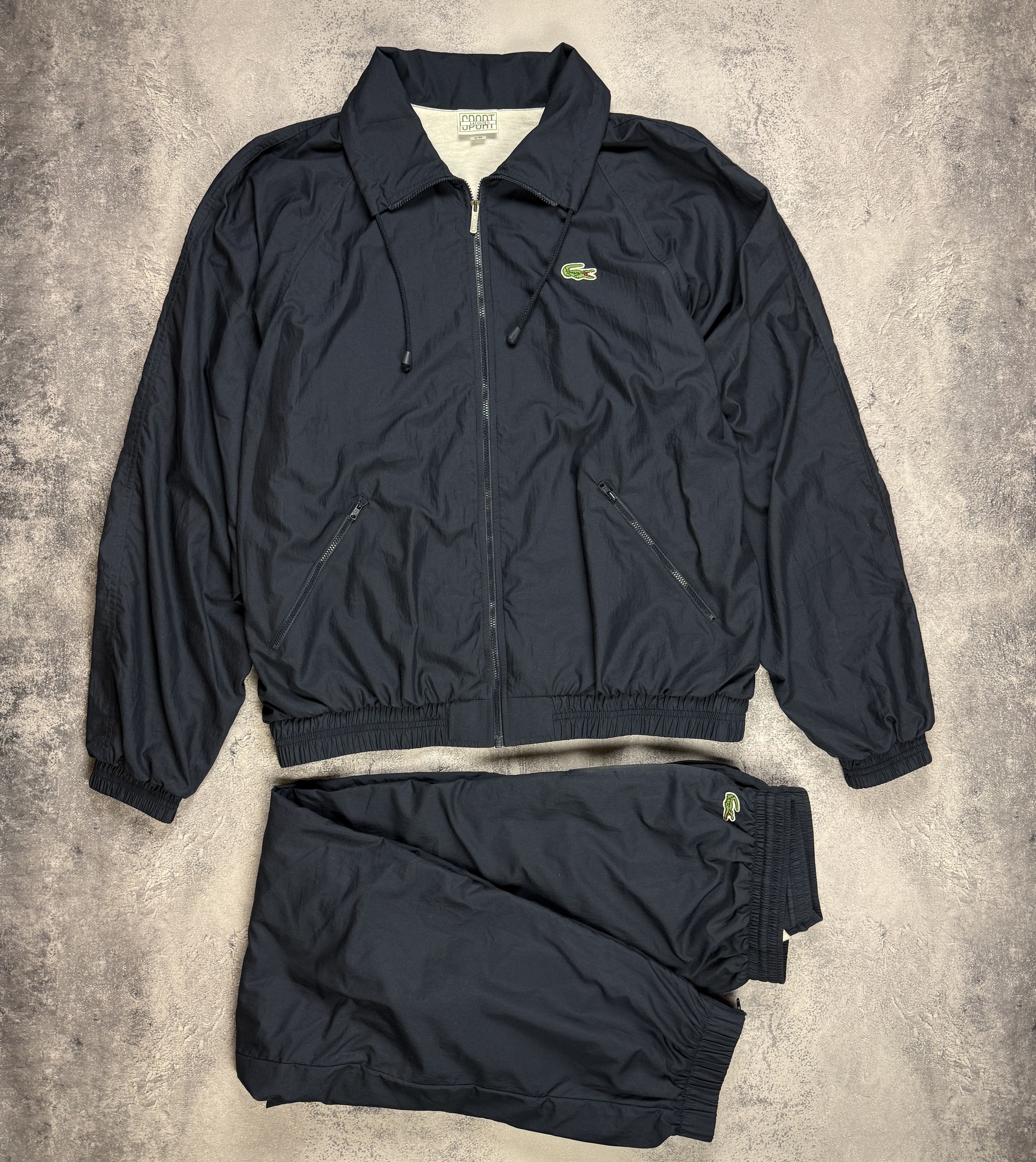 Vintage Lacoste tracksuitpants and jacket men's size L