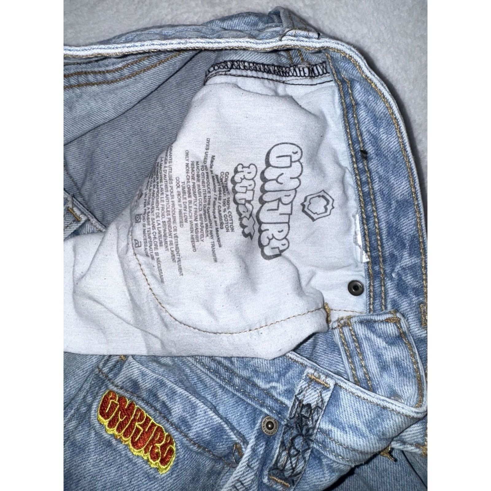 Empyre VINTAGE Empyre Jeans Mens Size 32 Relaxed Baggy Skater Pants Embroidered Blue Size US 32 / EU 48 - 3 Thumbnail