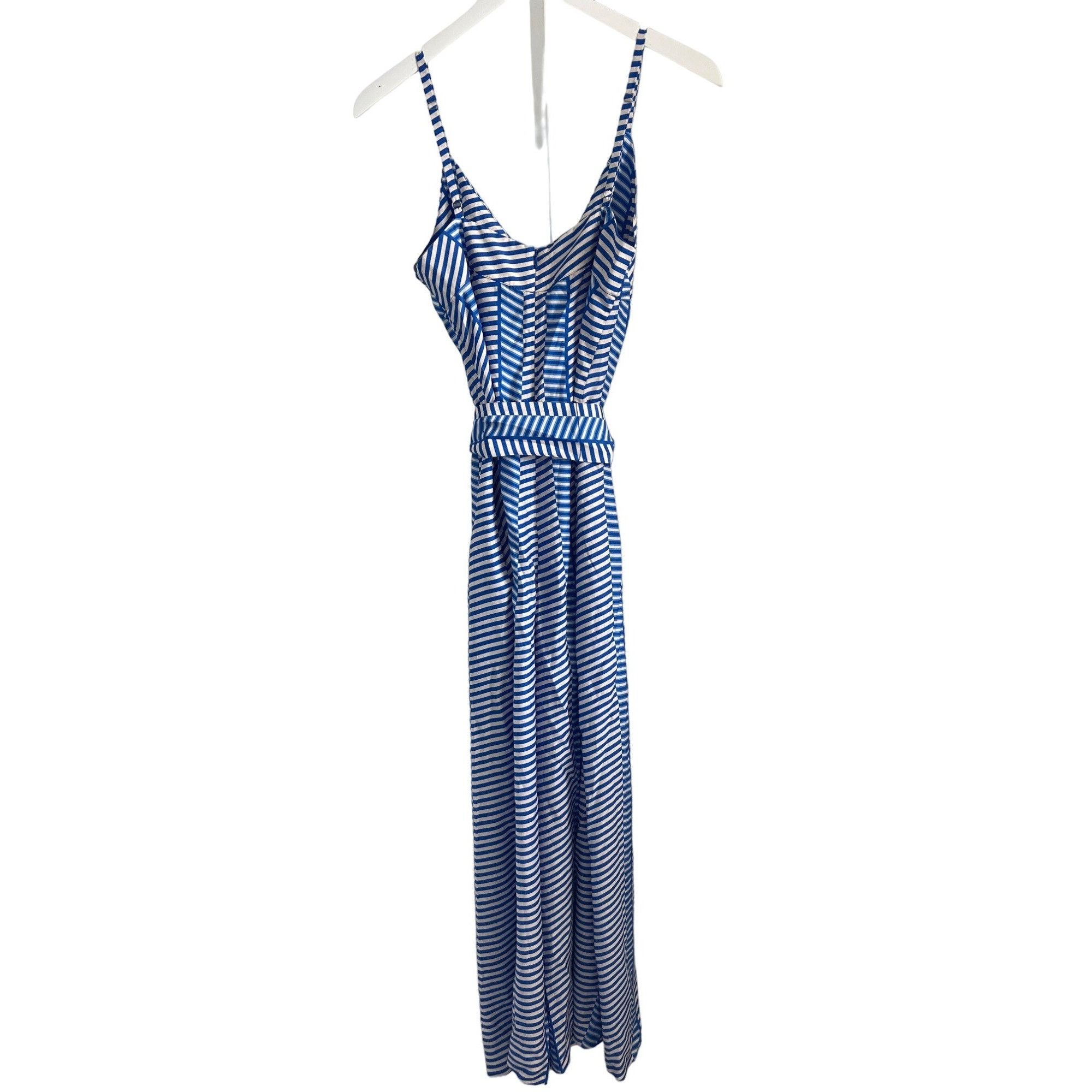 Anthropologie JETS Zigzag Geo V-Neck Jumpsuit Size 27" / US 4 / IT 40 - 8 Thumbnail