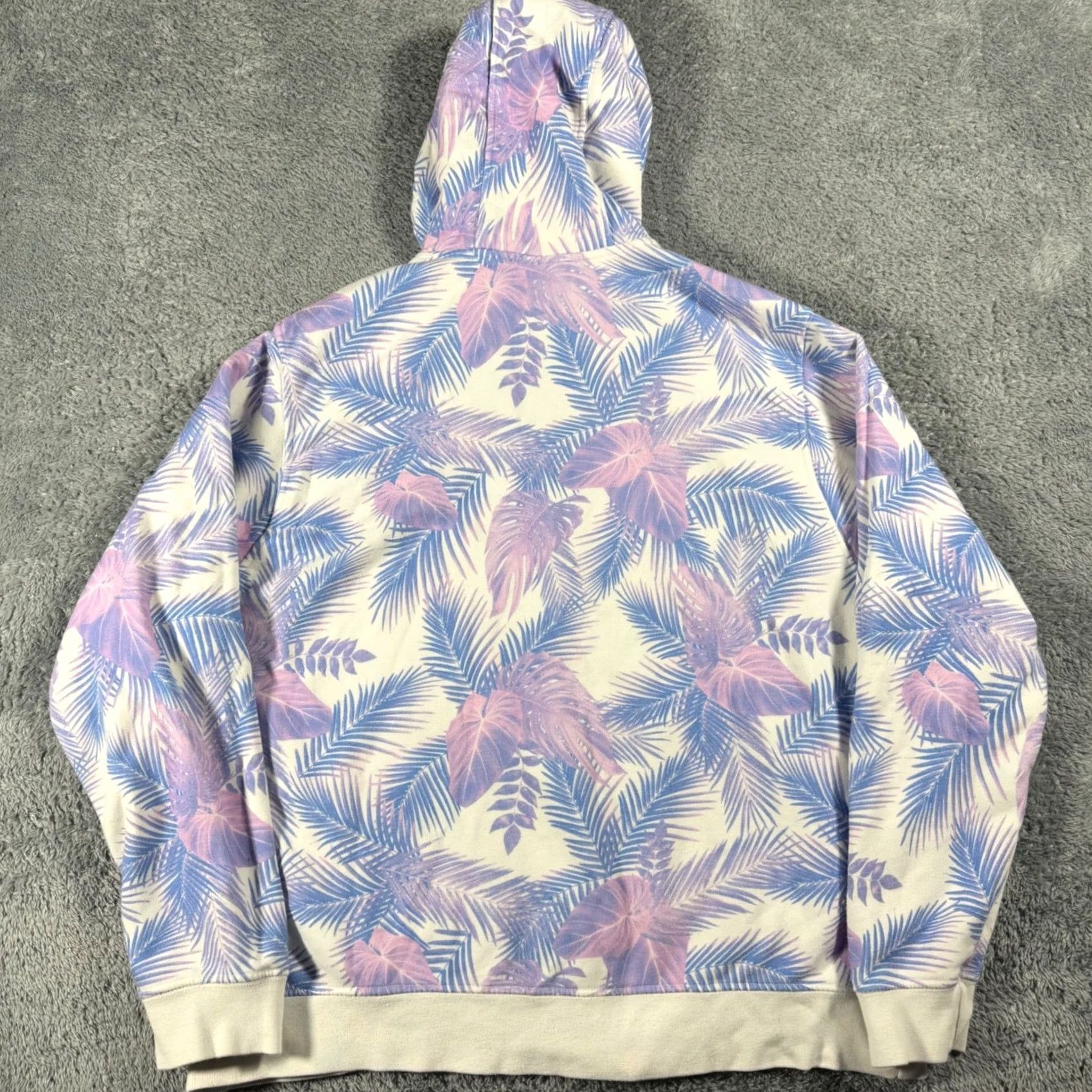 Nike Nike Hoodie Mens XL White Tropical Palm Leaf Print Pullover Sweatshirt Colorful Size US XL / EU 56 / 4 - 4 Thumbnail