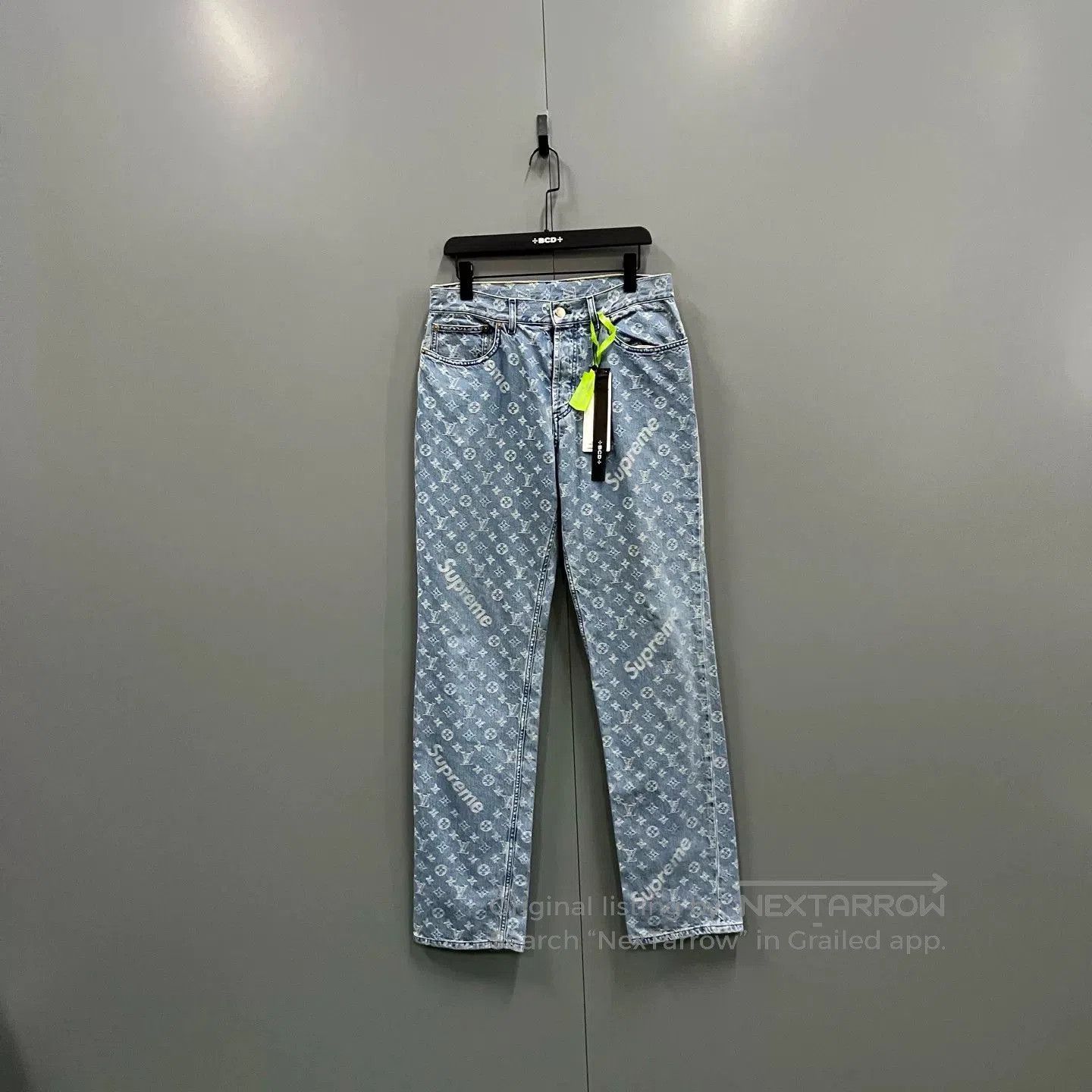 Louis Vuitton Louis Vuitton x Supreme Blue Denim Jeans. Size US 34 / EU 50 - 1 Thumbnail
