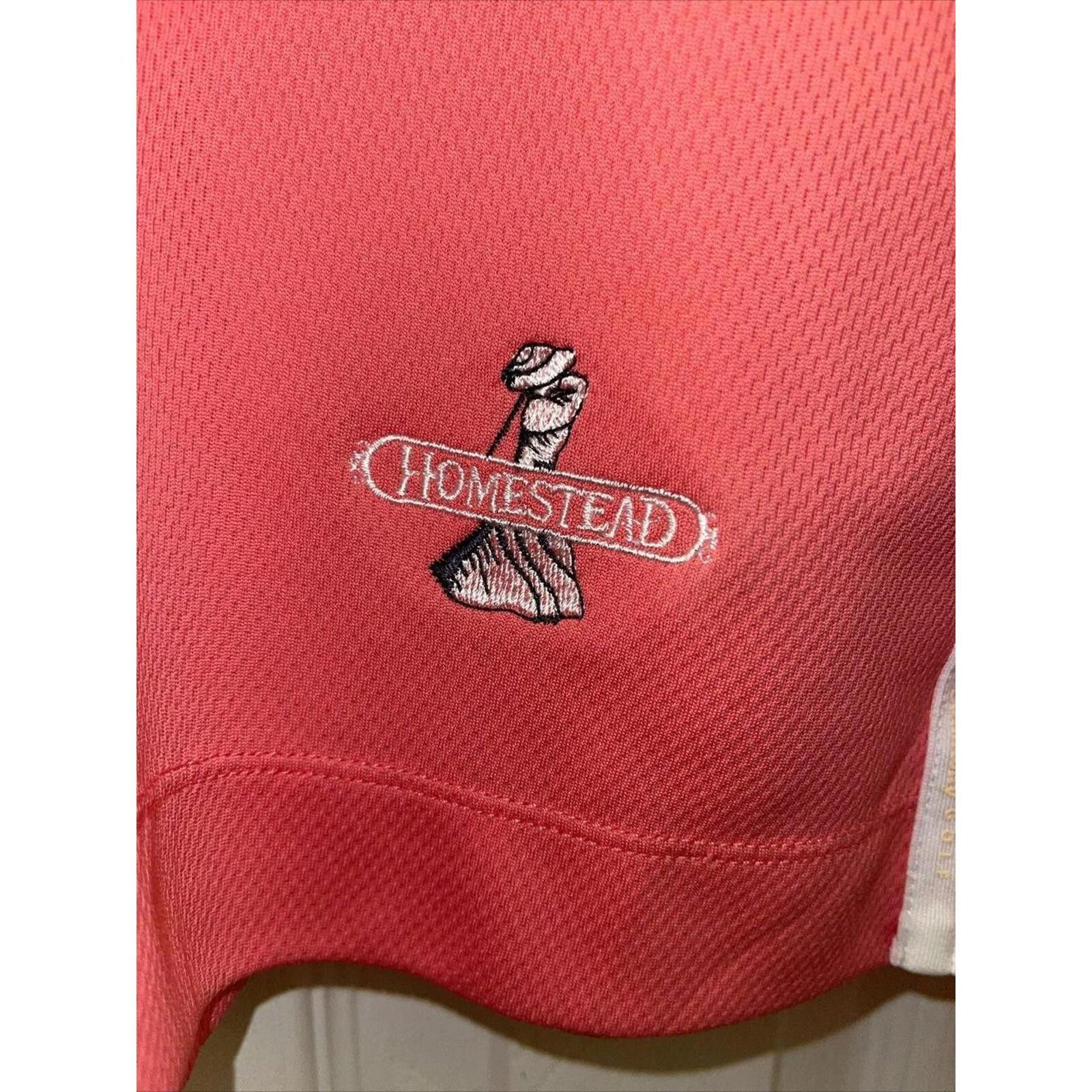 Callaway Callaway Golf Quarter Zip Pullover - Coral & White - Size L Size XL / US 12-14 / IT 48-50 - 7 Thumbnail