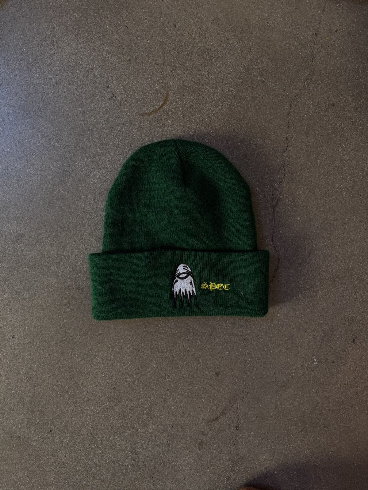 Chrome Hearts RARE! CHROME HEARTS Matty Boy MATTY BOY beanie Green Size ONE SIZE - 1 Thumbnail