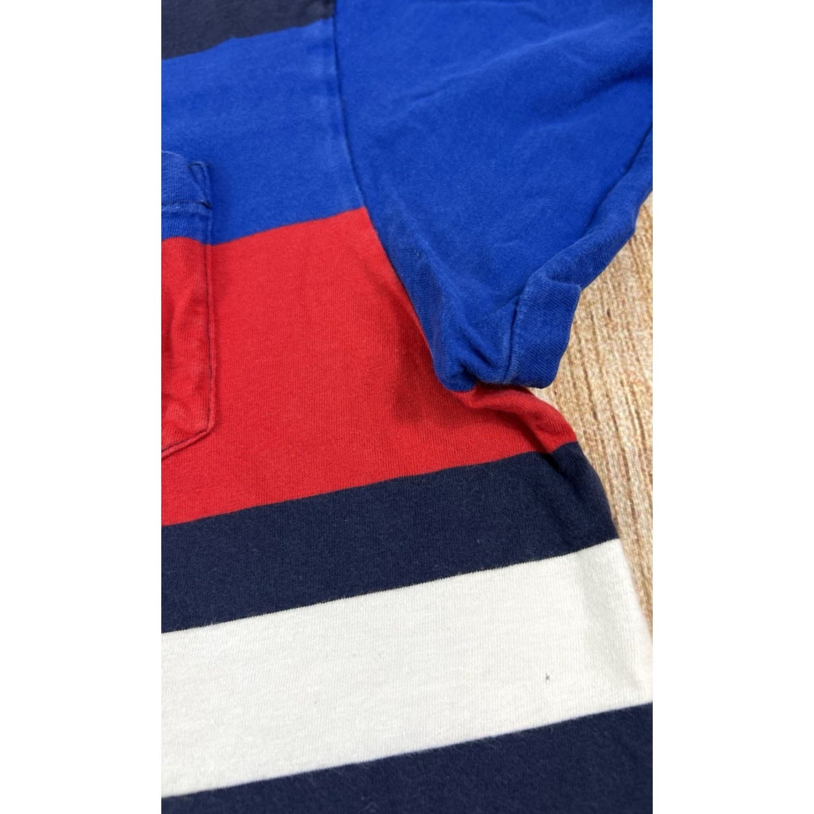Polo Ralph Lauren Polo Ralph Lauren T-Shirt Multicolor Striped Pocket Embroidered Classic Crew Neck Short Sleeve Size M Men Regular Colorful Preppy Designer Size US M / EU 48-50 / 2 - 5 Thumbnail