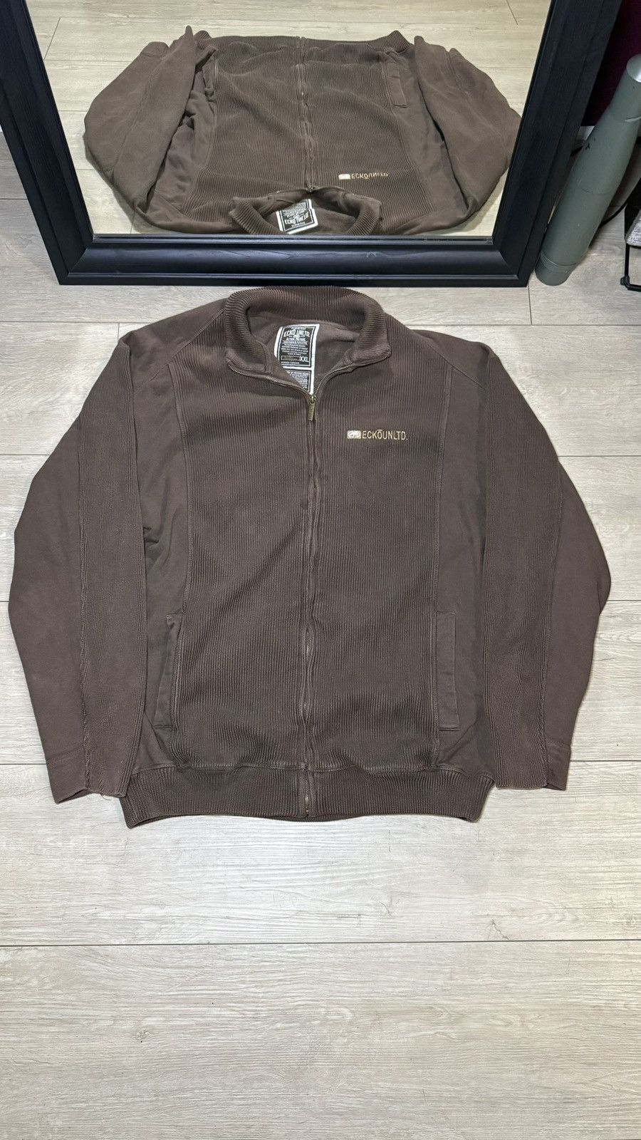 Marc Ecko Y2K Ecko Unltd Striped Corduroy Style Jacket Size US XXL / EU 58 / 5 - 1 Thumbnail