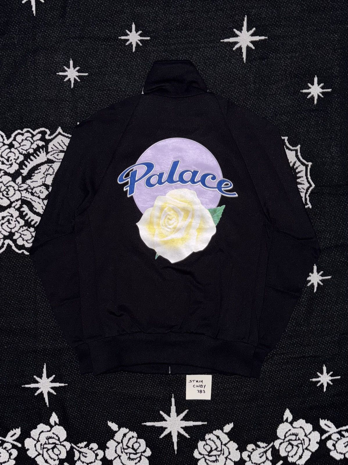 Palace Palace x Y-3 White Rose Track Top Black XS (HN9885) Size US XS / EU 42 / 0 - 1 Thumbnail