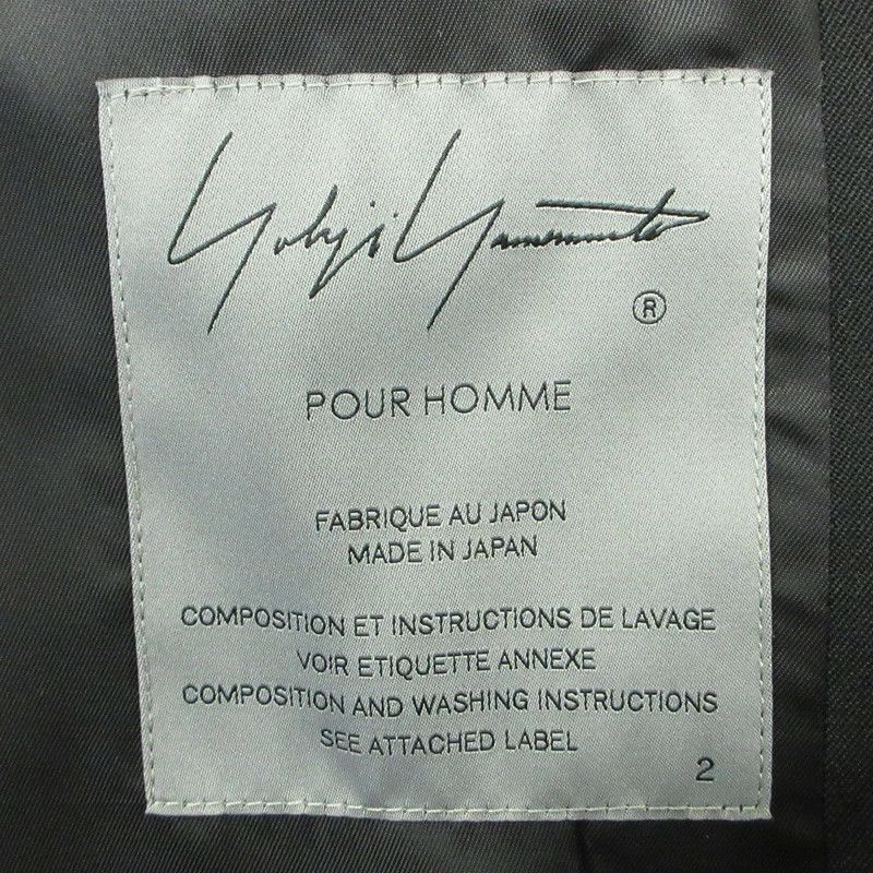 Yohji Yamamoto Yohji Yamamoto POUR HOMME/Wool Tailored/Jacket Size US M / EU 48-50 / 2 - 7 Thumbnail