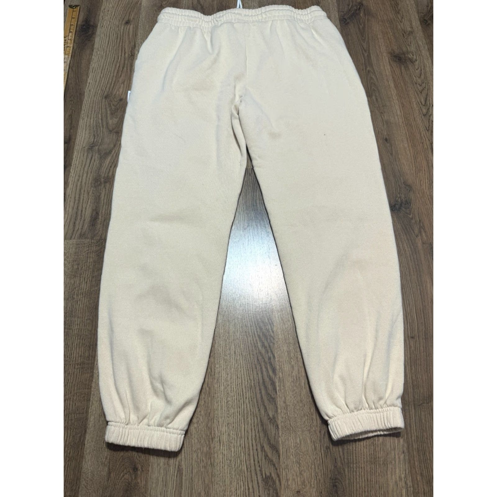 Vintage VINTAGE WB Pants Womens XL Cream Sweatpants Looney Tunes 100 Celebrate Every Story Size 40" / US 18 - 2 Thumbnail