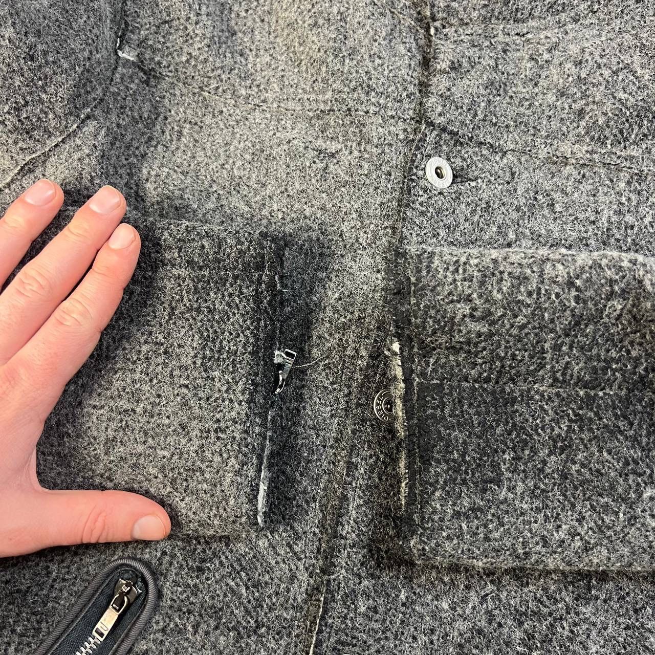 Diesel Diesel Archive Luxury Wool Jacket Streetwear Style Size L / US 10 / IT 46 - 6 Thumbnail