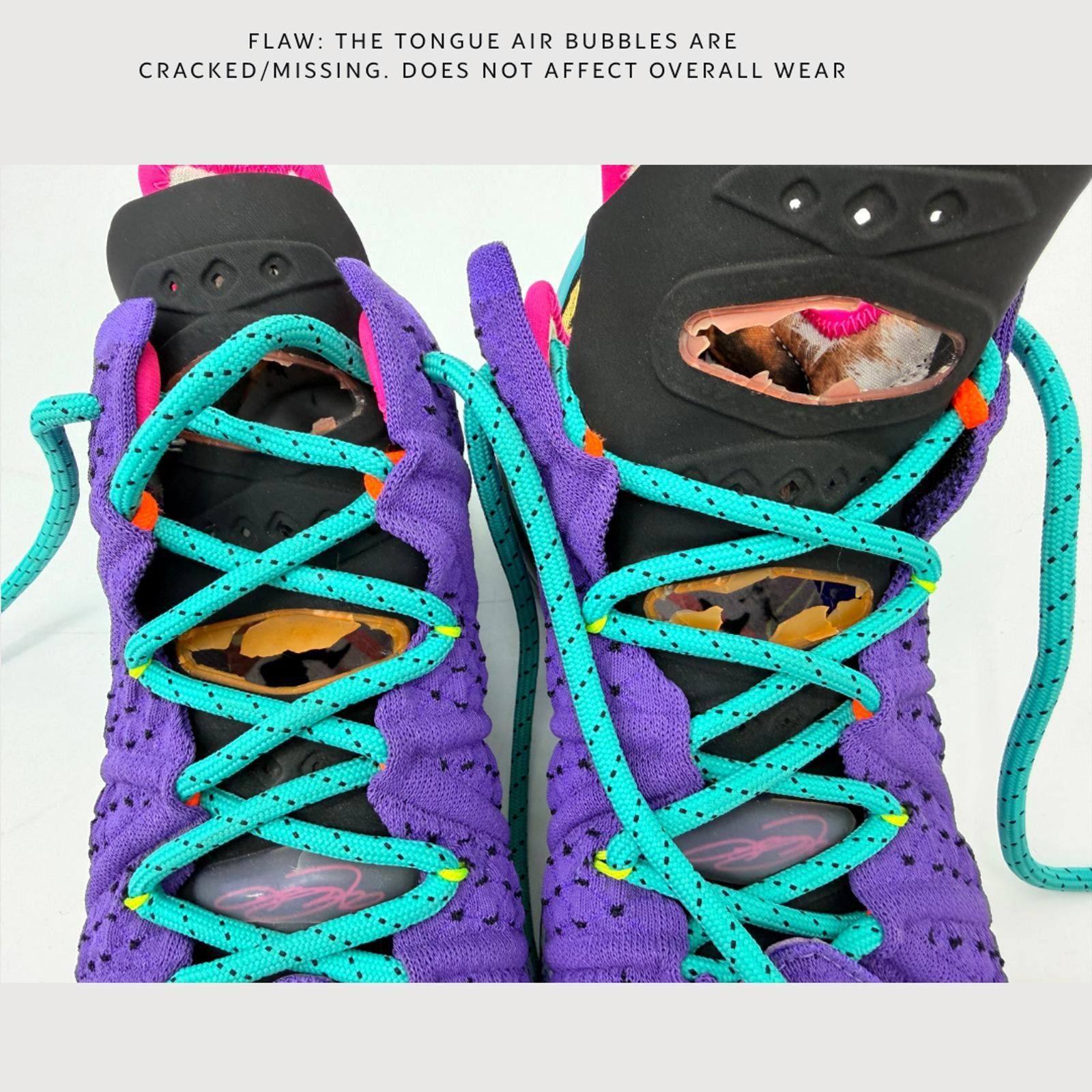 Nike Nike LeBron 18 Best of 10-18 Sneakers Purple Aqua 8 Size US 8 / EU 41 - 8 Thumbnail