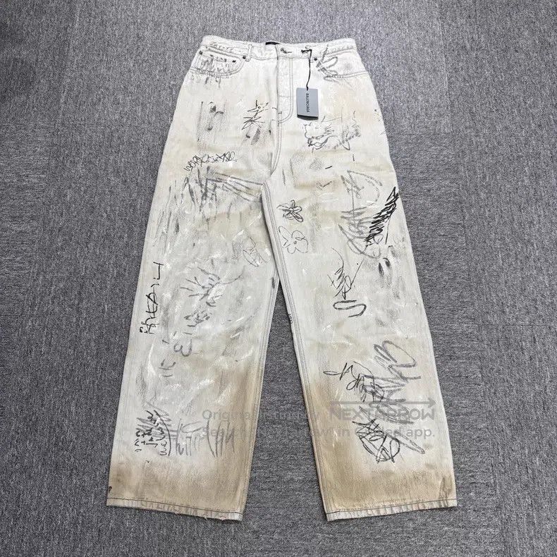 Balenciaga Balenciaga size XS Dyed Mud Jeans Size US 27 - 1 Thumbnail