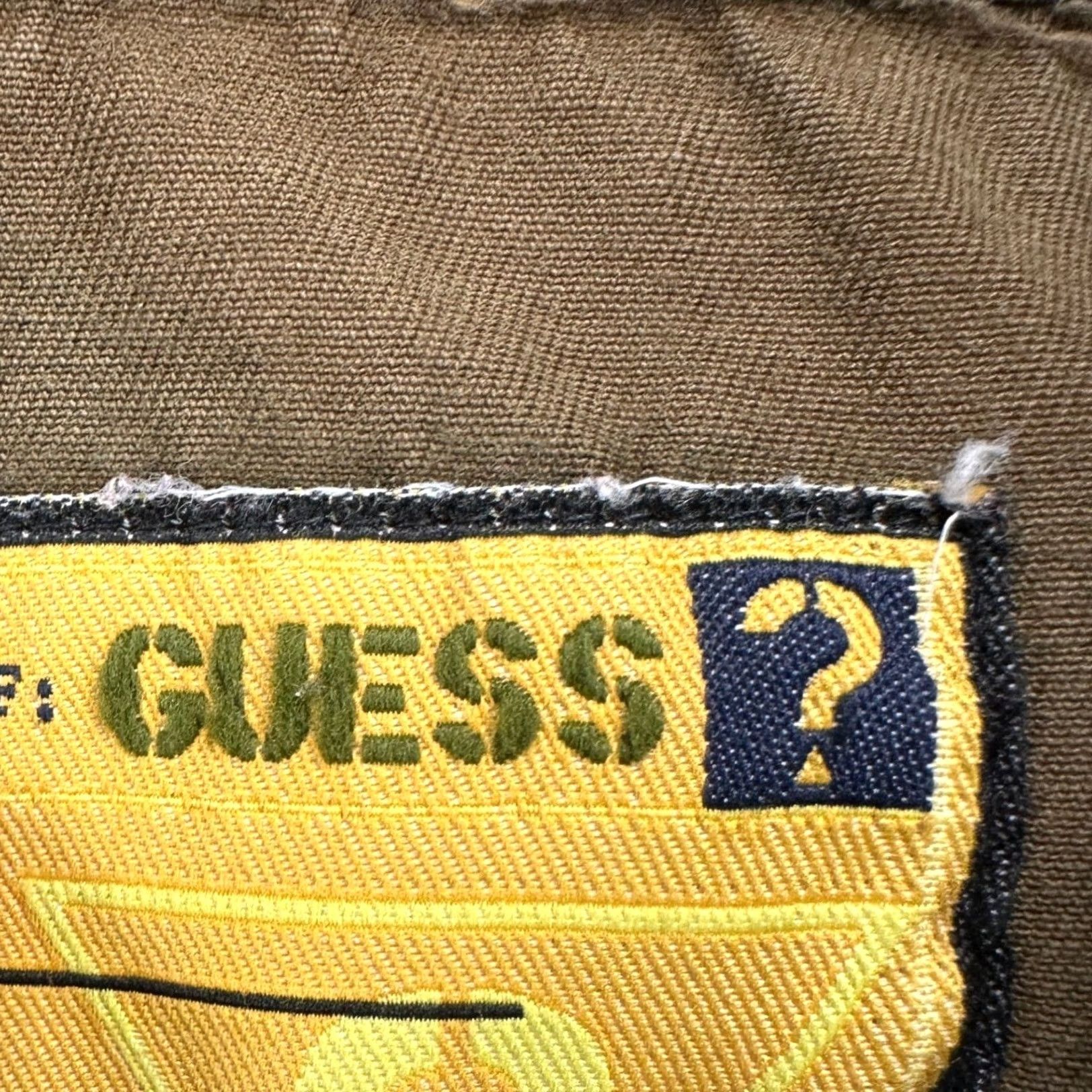 Guess GUESS Military Jacket Men XL Olive Green Camouflage Cotton Full Zip Flap Pockets Size US L / EU 52-54 / 3 - 5 Thumbnail