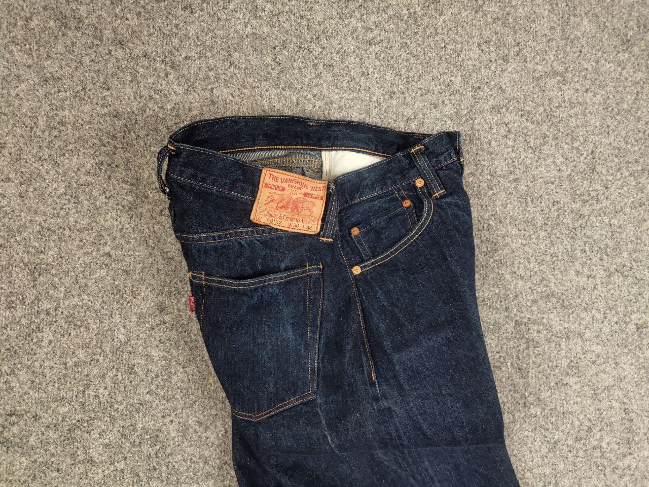 Freewheelers Vintage Freewheelers The Vanishing West 601xx Denim Jeans Size US 30 / EU 46 - 10 Thumbnail