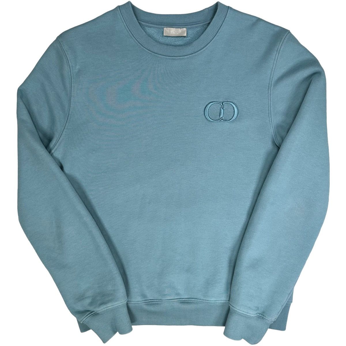 image of Dior Size S Sweatshirt Blue Cd Icon Logo Crewneck Pull, Men's