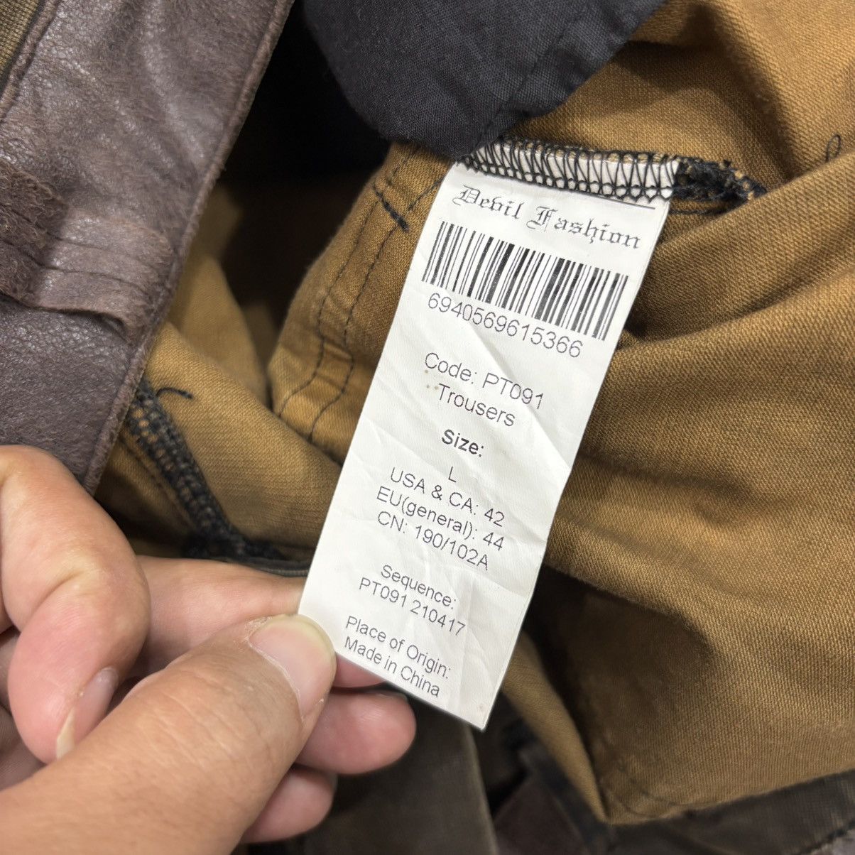 Other Devil fashion bondage trouser pants Size US 34 / EU 50 - 12 Thumbnail