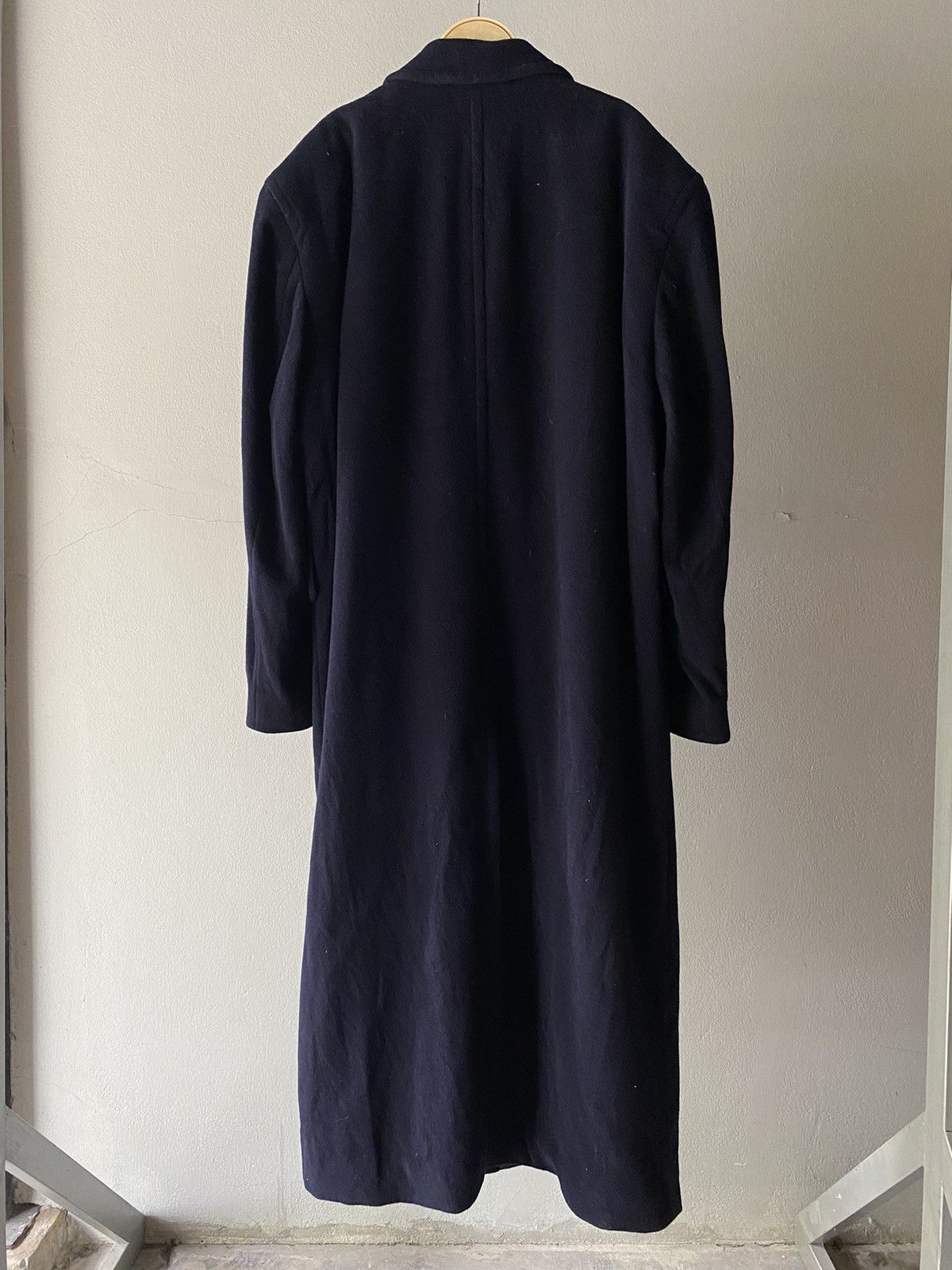 Yves Saint Laurent YVES SAINT LAURENT pour homme Navy Double-Breasted Coat Size US XXL / EU 58 / 5 - 21 Thumbnail