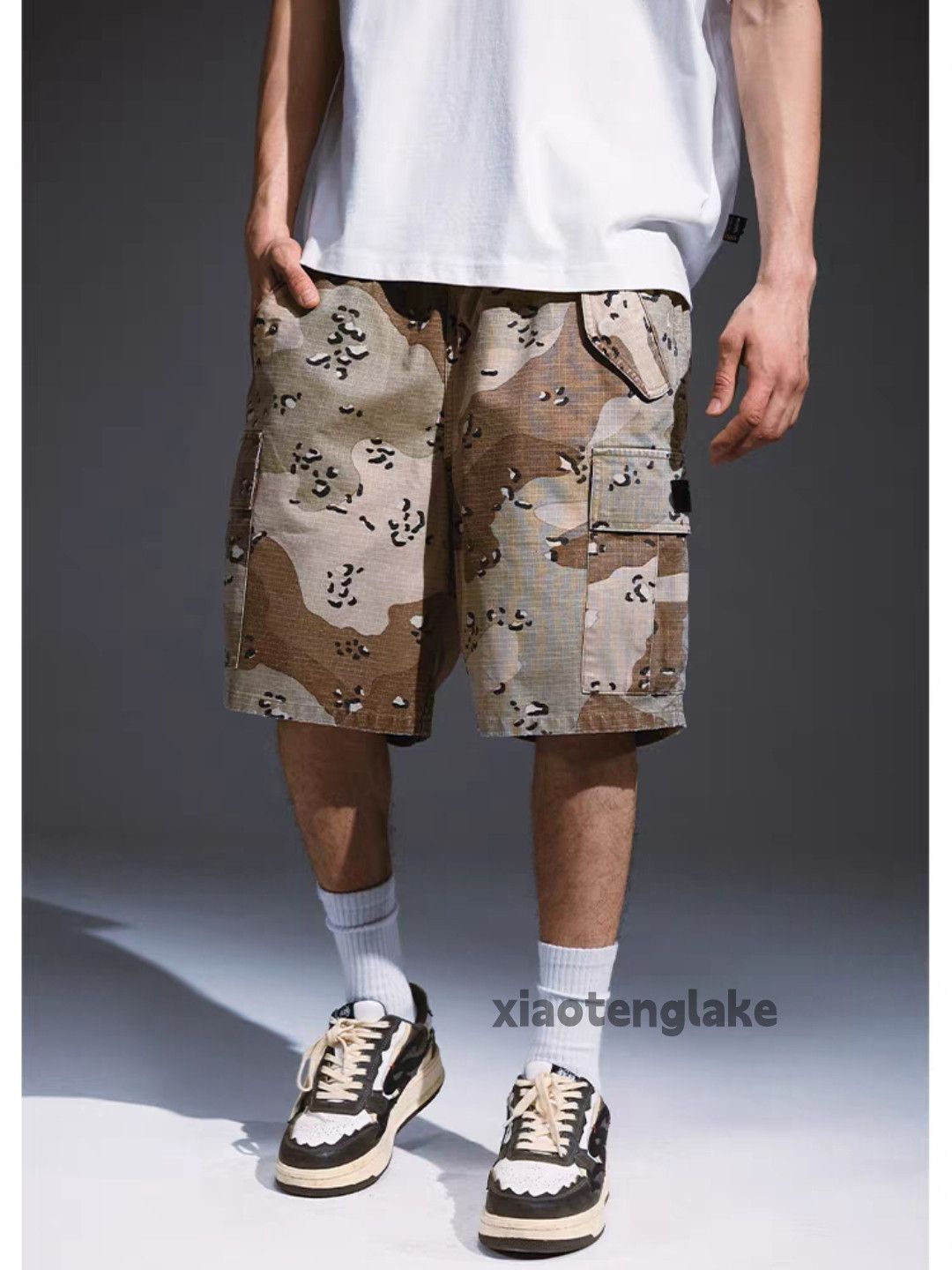 Vintage Utility loose baggy military tactical outdoor cargo shorts Size US 28 / EU 44 - 5 Thumbnail