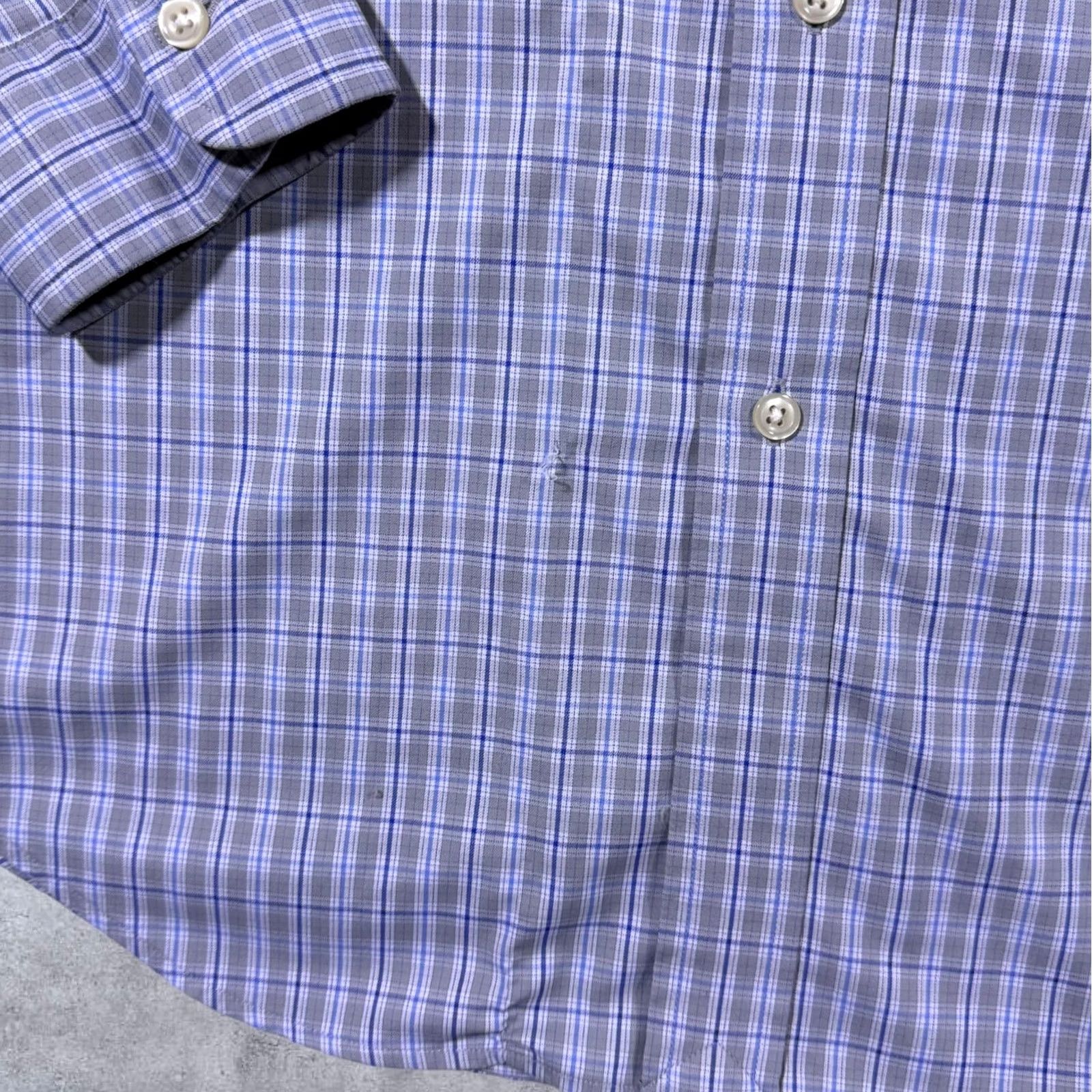Polo Ralph Lauren Polo Ralph Lauren Button-Down Shirt Blue Check Long Sleeve Medium Adult Mens Regular Fit Collared Cotton Nylon Elastane 91/9 Size US M / EU 48-50 / 2 - 5 Thumbnail