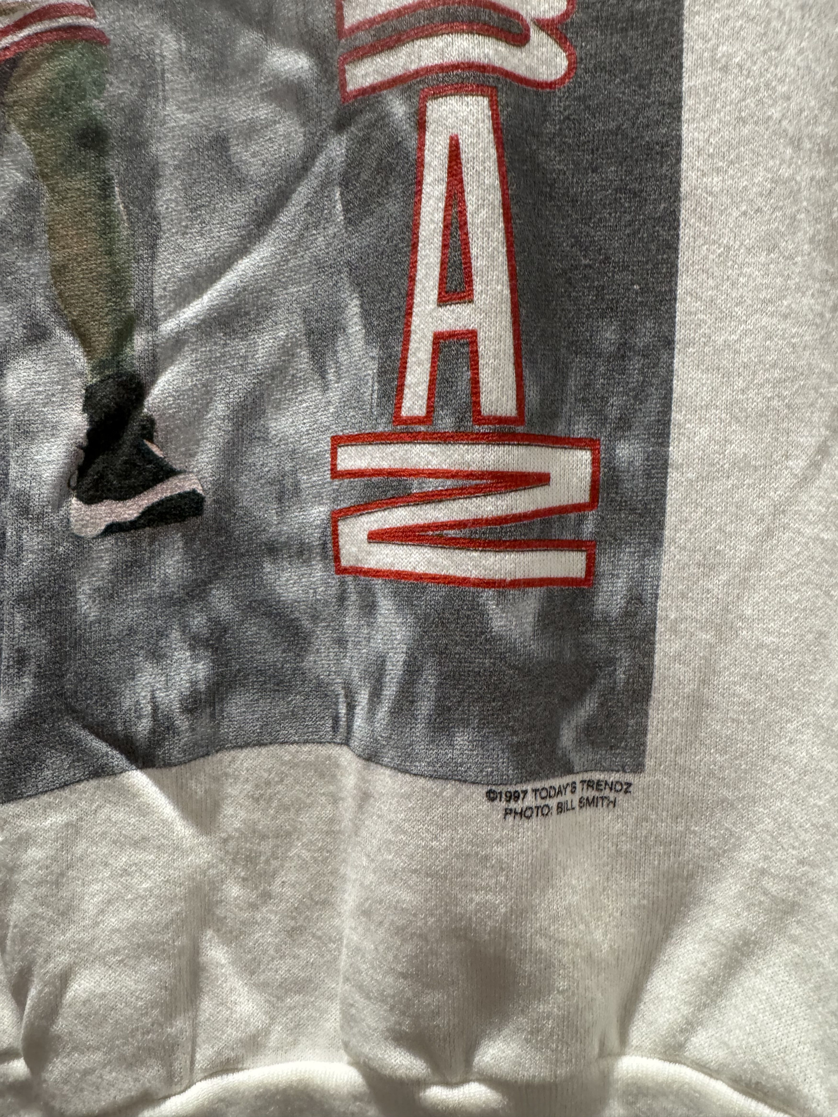 Vintage Vintage Dennis Rodman Sweatshirt Chicago NBA Stats Crewneck Size US XL / EU 56 / 4 - 5 Thumbnail