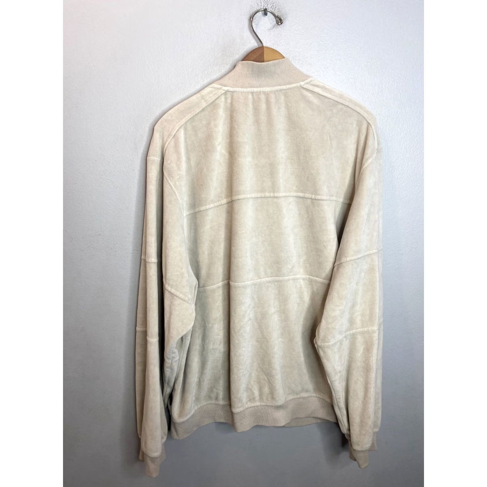 Sean John VINTAGE Sean John Jacket Velour Zip Up Men's XL Beige 2000 Velvet 90s Size US XL / EU 56 / 4 - 5 Thumbnail