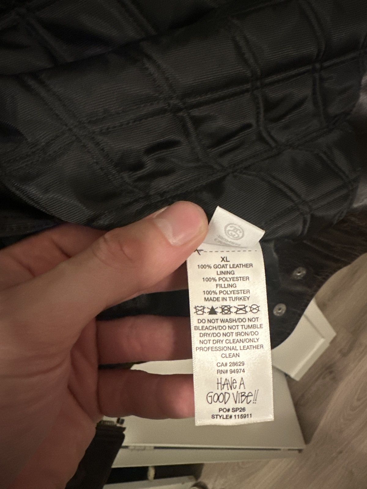 Stussy Stussy Garage Leather Jacket Size US XL / EU 56 / 4 - 5 Thumbnail