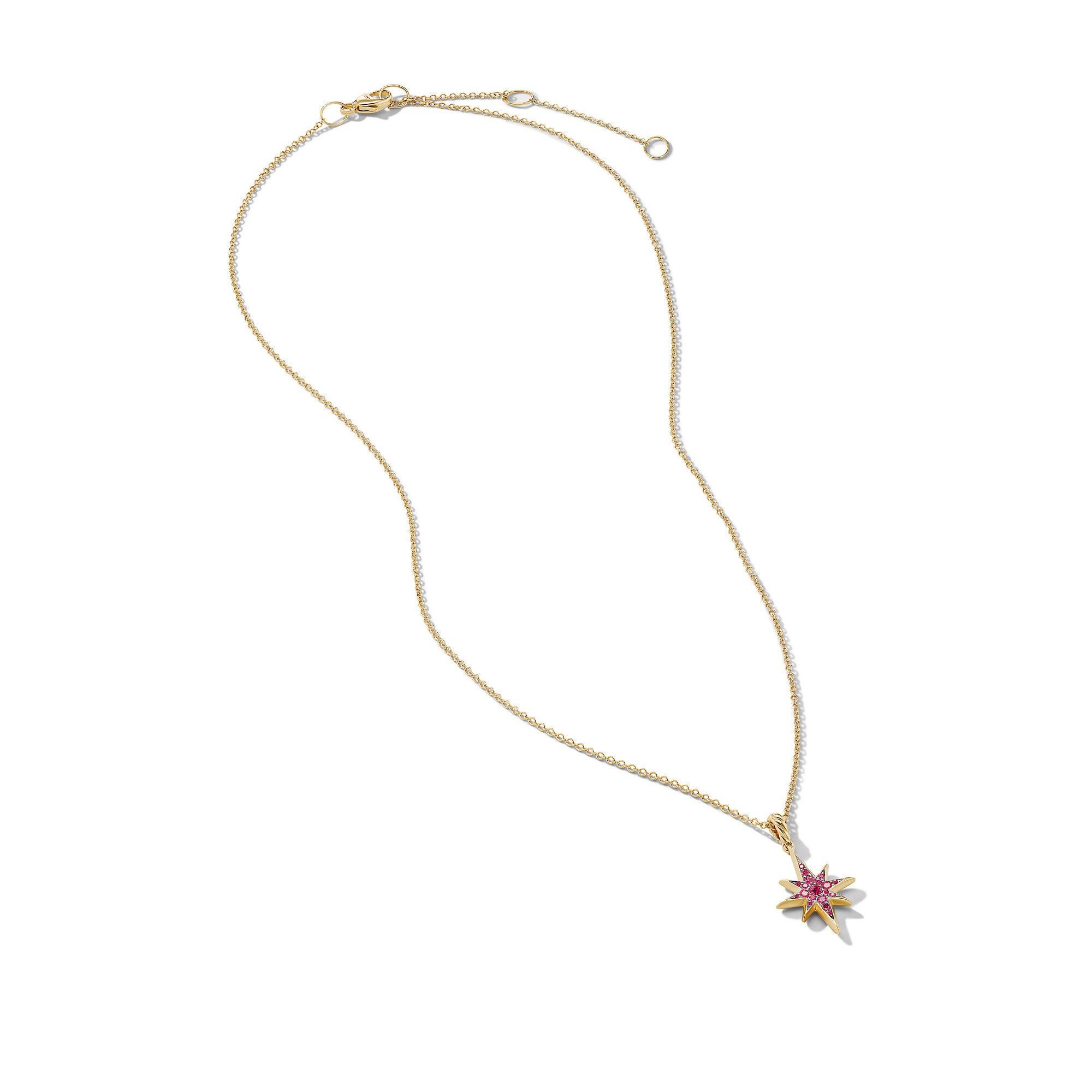 David Yurman o1w1db10325 Necklace in 18K Yellow Gold with Pave Rubies Size ONE SIZE - 2 Thumbnail