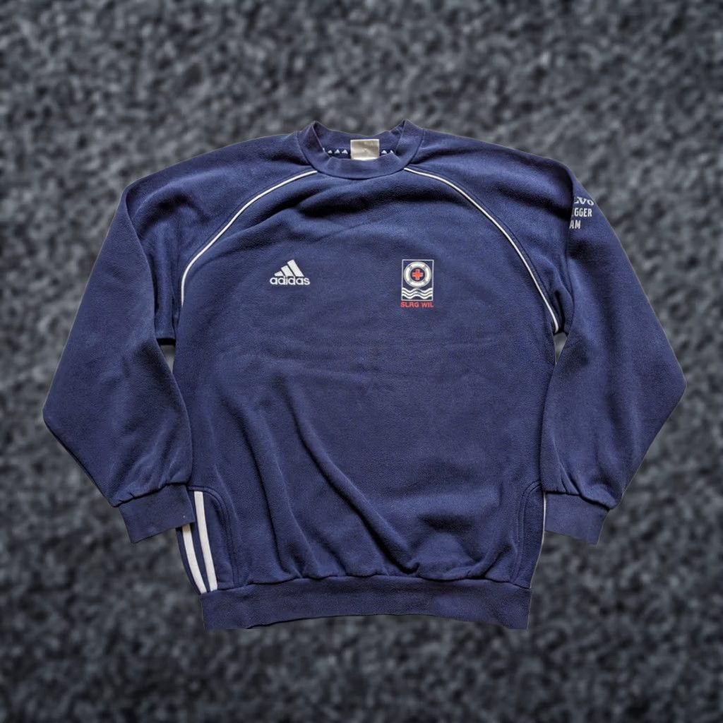 Adidas adidas sweatshirt VOLVO BALDEGGER TEAM XL Blue Mens Sweatshirt XL Blue adidas BALDEGGER TEAM VOLVO SLRG WIL Pullover Men Smart Choice Size US XL / EU 56 / 4 - 1 Thumbnail