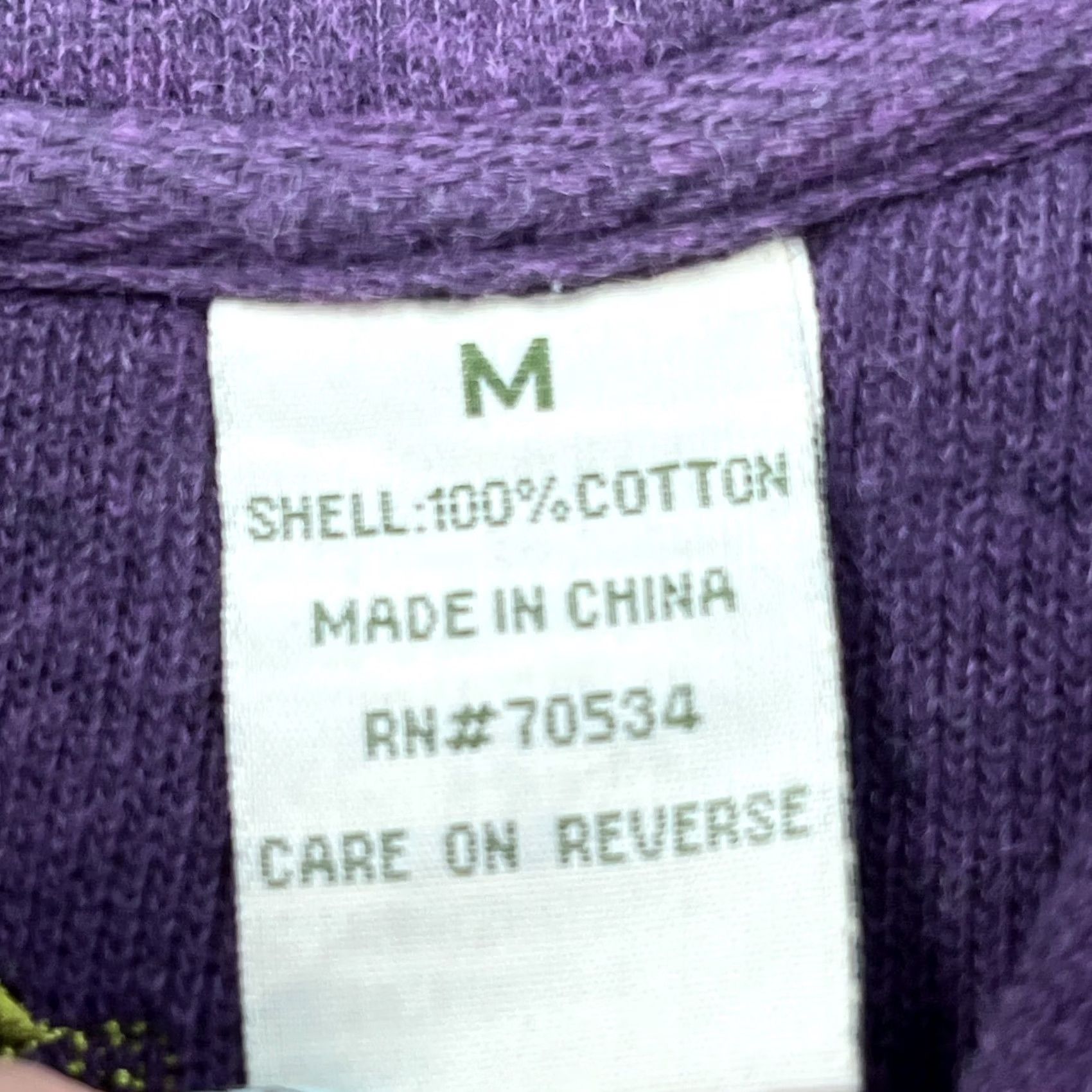Orvis Orvis Men Medium Purple Pull Over Sweater Quarter Zip Fly Fishing * Size US M / EU 48-50 / 2 - 6 Thumbnail