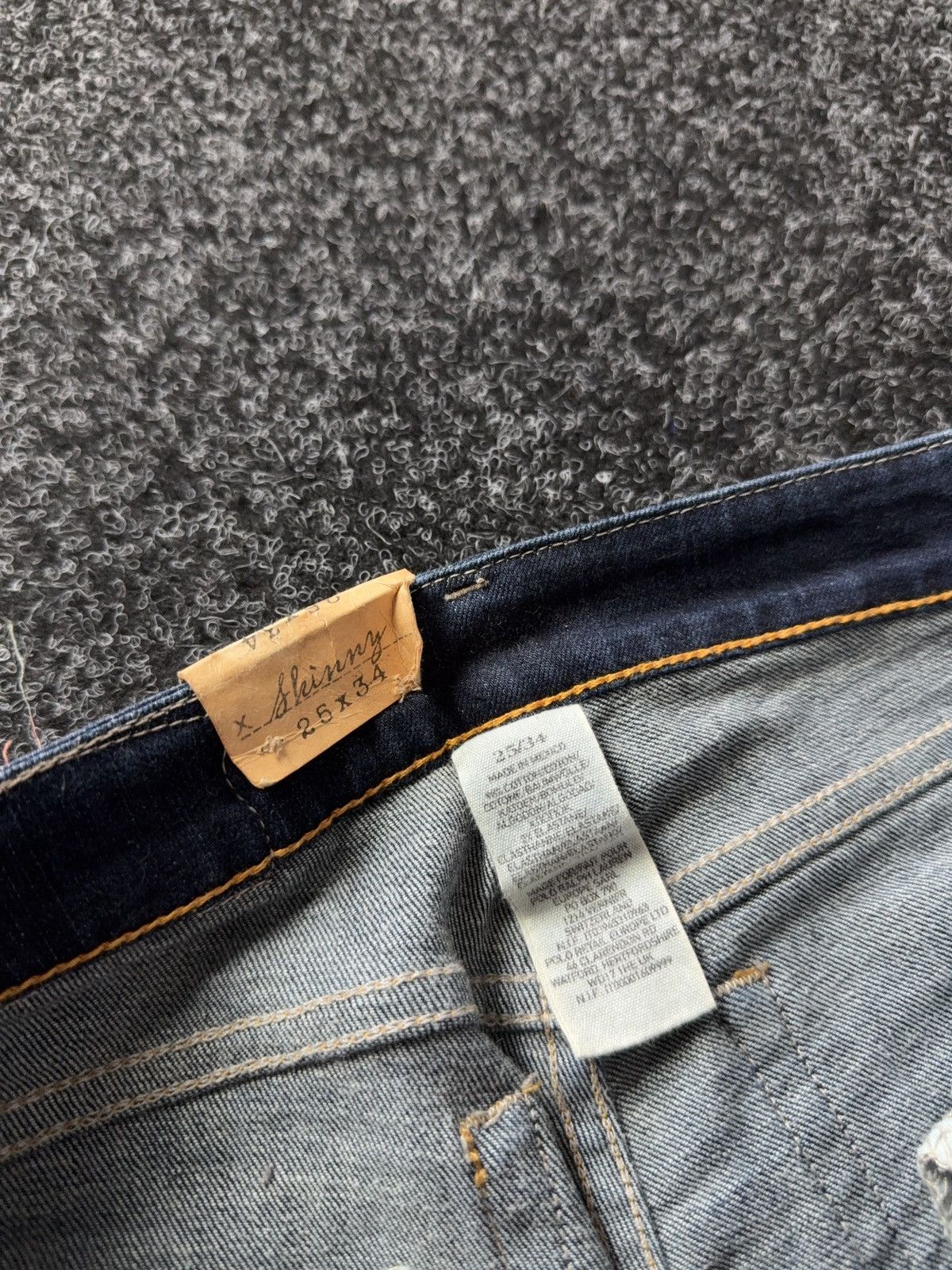 Denim & Supply Ralph Lauren Ralph Lauren Denim & Supply Western USA Y2K Skinny Jeans W25 Size 25" / US 0 / IT 36 - 8 Thumbnail
