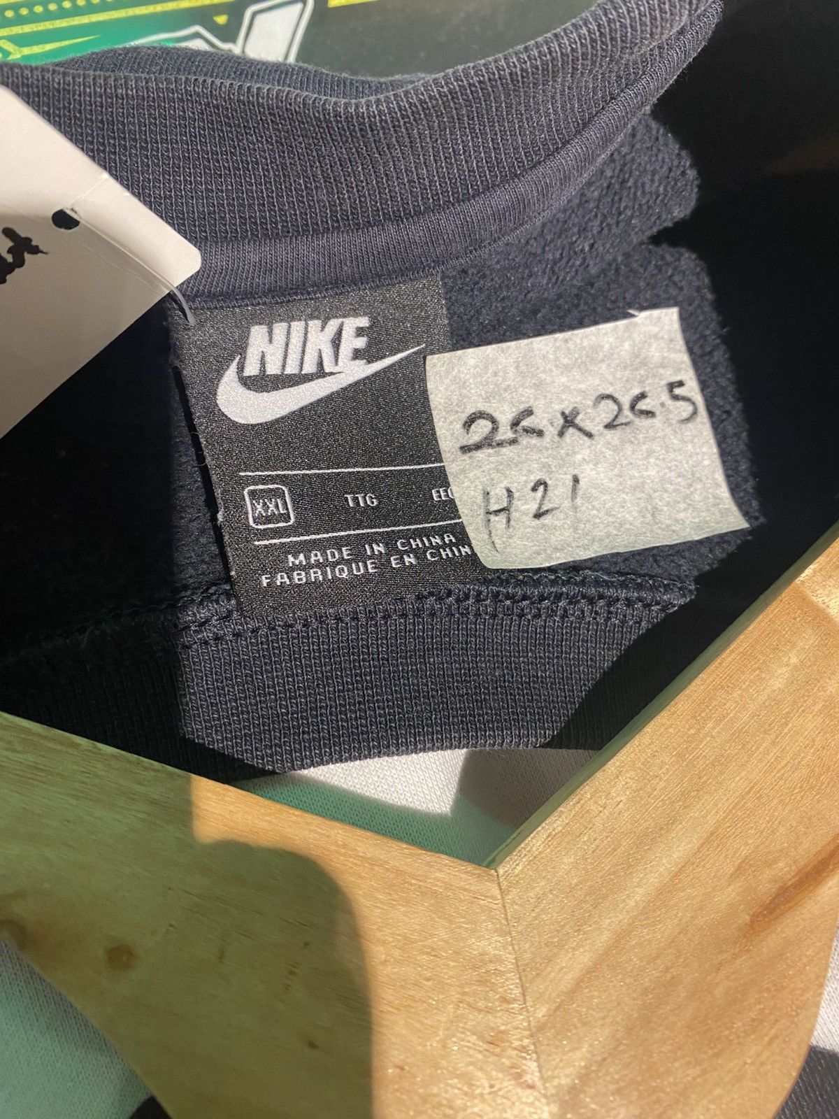 Nike Nike Air Big Logo Crewneck Streetwear Size US XXL / EU 58 / 5 - 7 Thumbnail