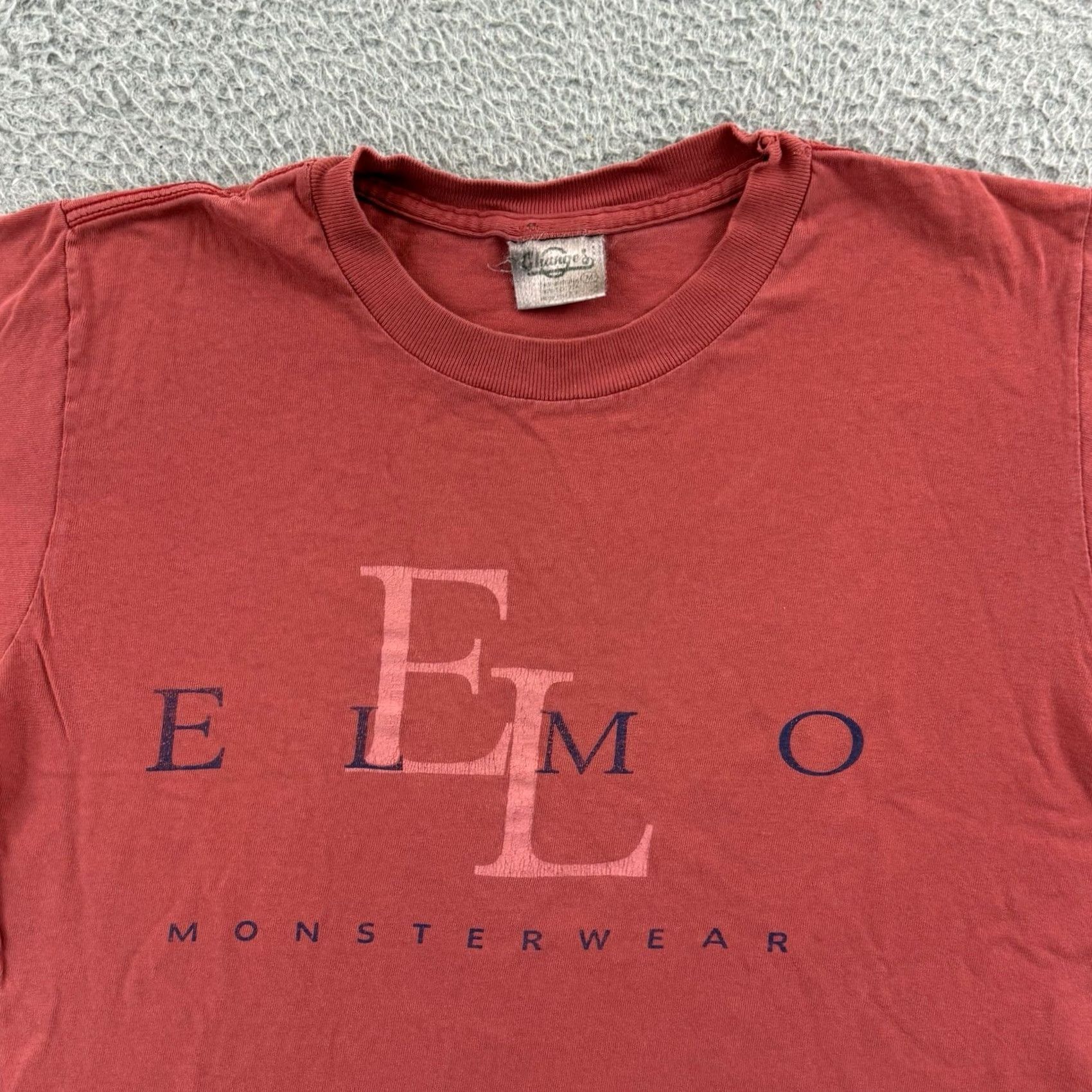Changes VINTAGE Changes Elmo Monster Wear Shirt Adult Medium Red 90s Sesame Street Short Sleeve T-Shirt Mens Size US M / EU 48-50 / 2 - 4 Thumbnail