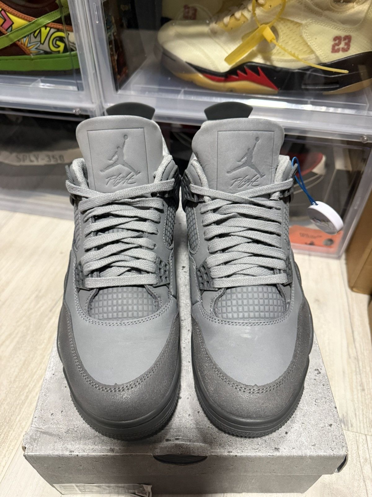 Jordan Brand Air Jordan 4 Retro Wet Cement Size US 9 / EU 42 - 4 Thumbnail