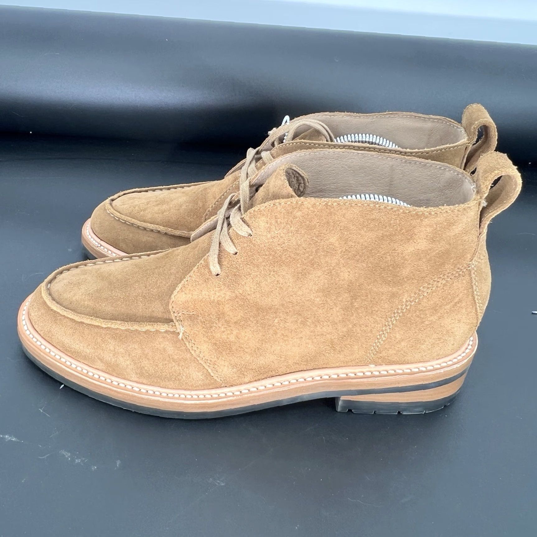 Taylor Stitch VINTAGE Taylor Stitch The Forester Chukka Boot Mens 9.5 Mushroom Brown Suede Beige Optional: New w/o box Size US 10 / EU 43 - 6 Thumbnail