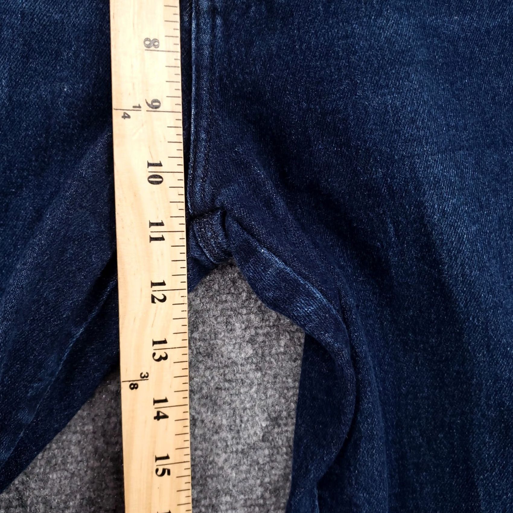 Vintage Bongo Jeans Women 9 Junior Blue Retro Slim Rinse Straight Hi Rise Dark Wash Size 30" / US 8 / IT 44 - 7 Thumbnail