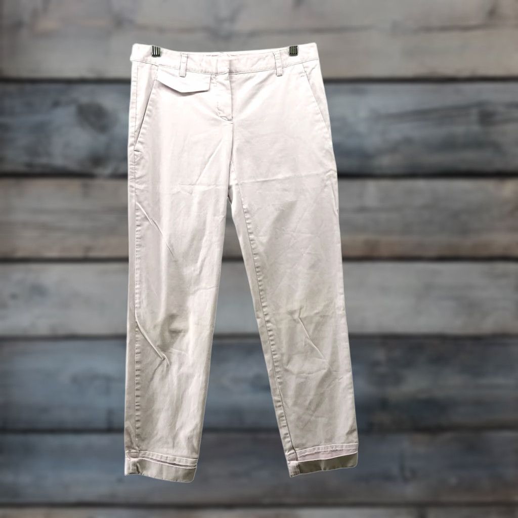 Theory Theory Roll Up Chino Pants Womens Size 2 Light Purple Mauve Ankle Low Rise Pants Size 26" / US 2 / IT 38 - 1 Thumbnail