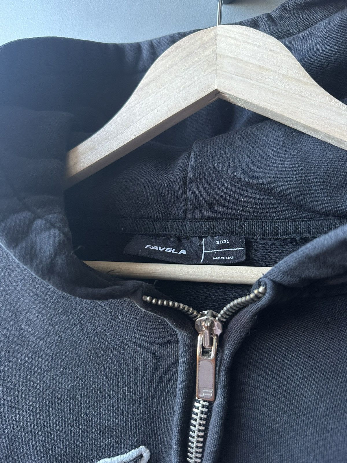 FAVELA FAVELA Logo Skateboarding Zip Boxy 9 Hoodie Size US M / EU 48-50 / 2 - 3 Thumbnail