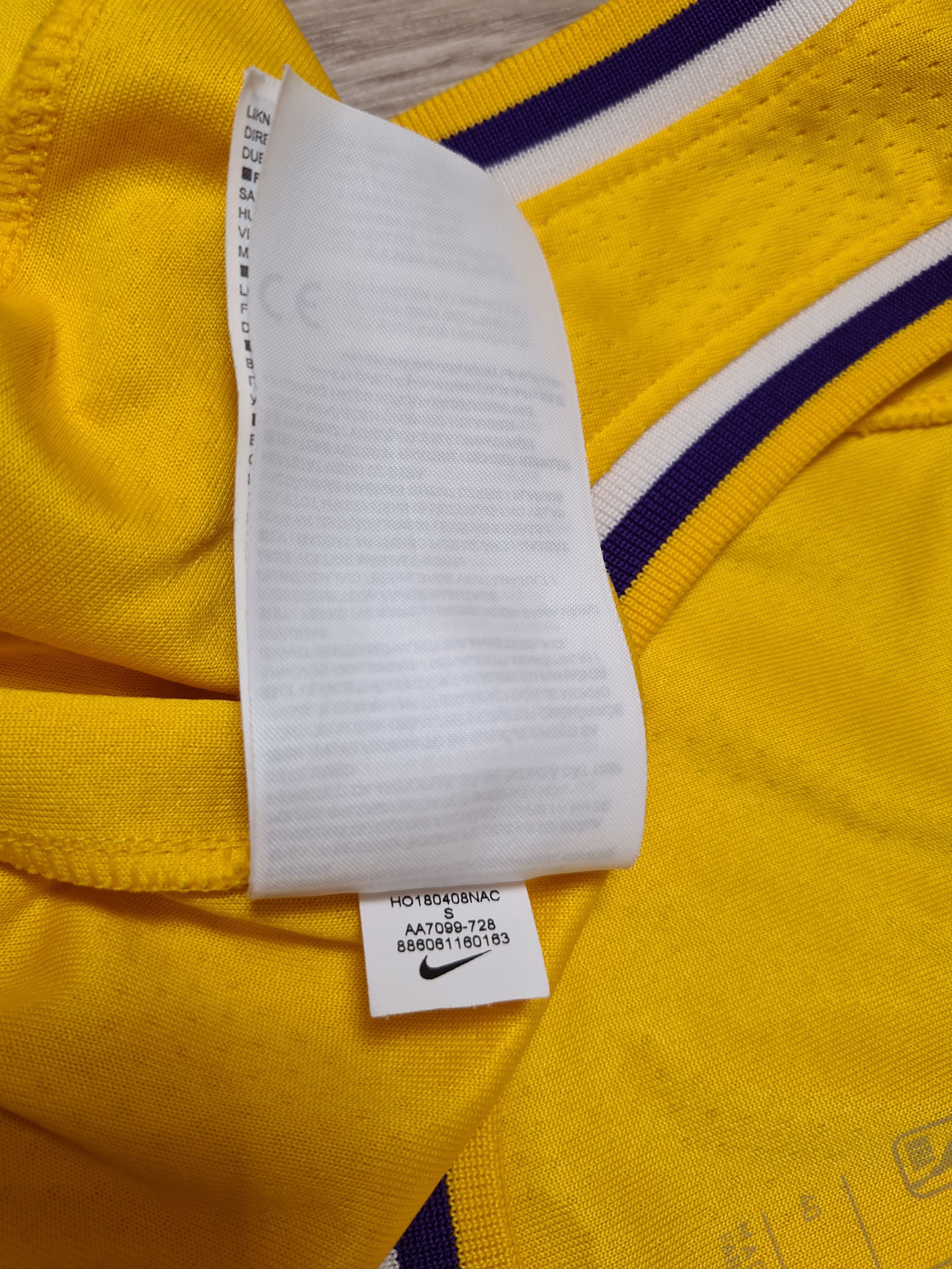All Sport LA LAKERS LONZO BALL #2 JERSEY BASKETBALL SHIRT JERSEY Size US S / EU 44-46 / 1 - 10 Thumbnail