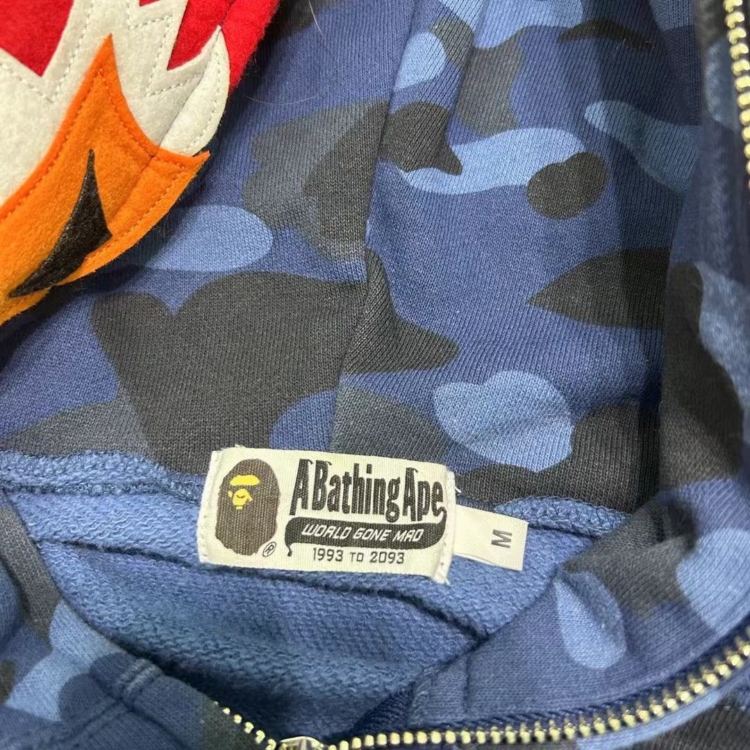 Bape BAPE CAMO SHARK FULL ZIP HOODIE Size US M / EU 48-50 / 2 - 6 Thumbnail
