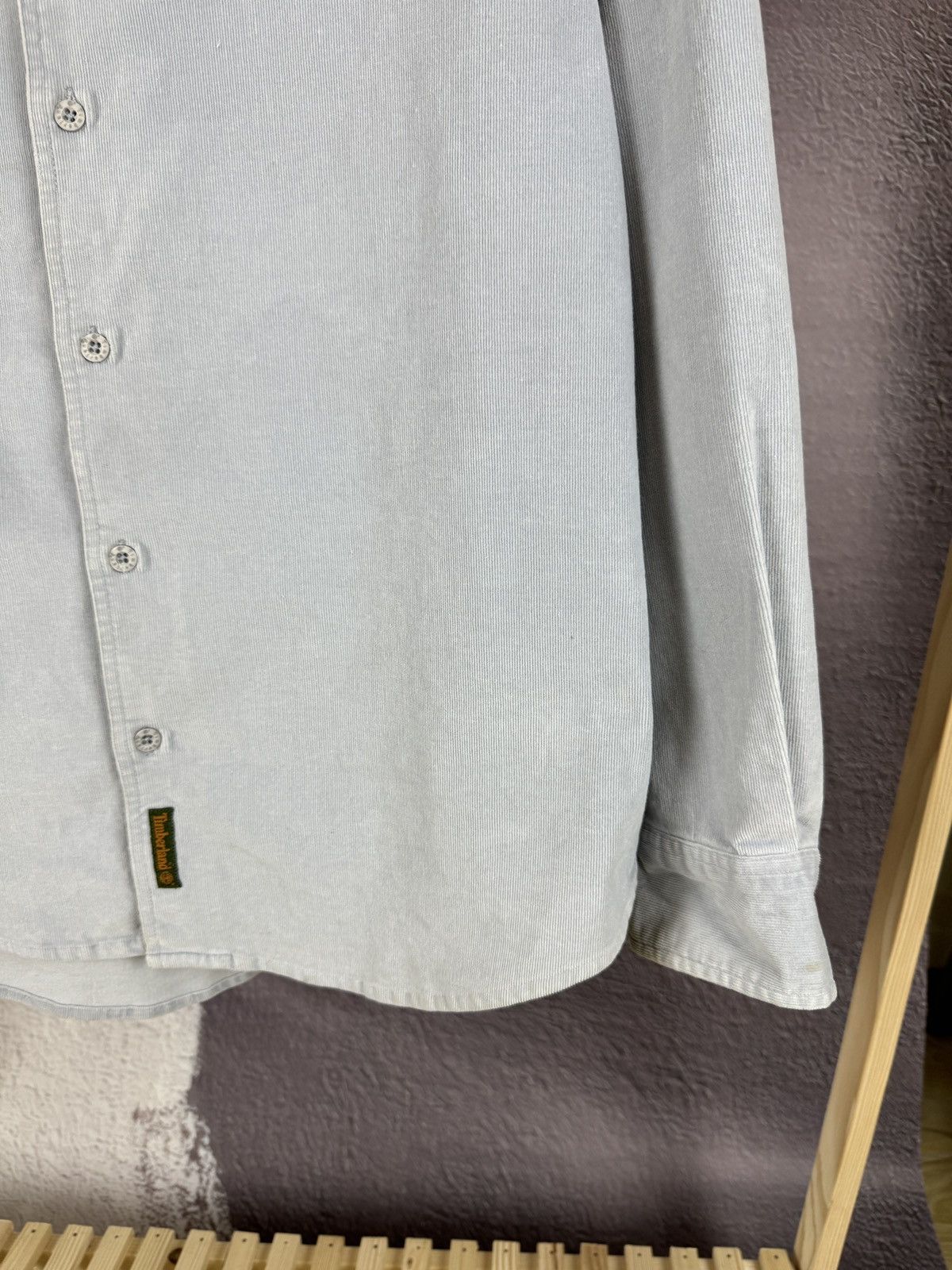 Timberland Timberland vintage 90s heavy corduroy blue grey shirt Size US L / EU 52-54 / 3 - 8 Thumbnail
