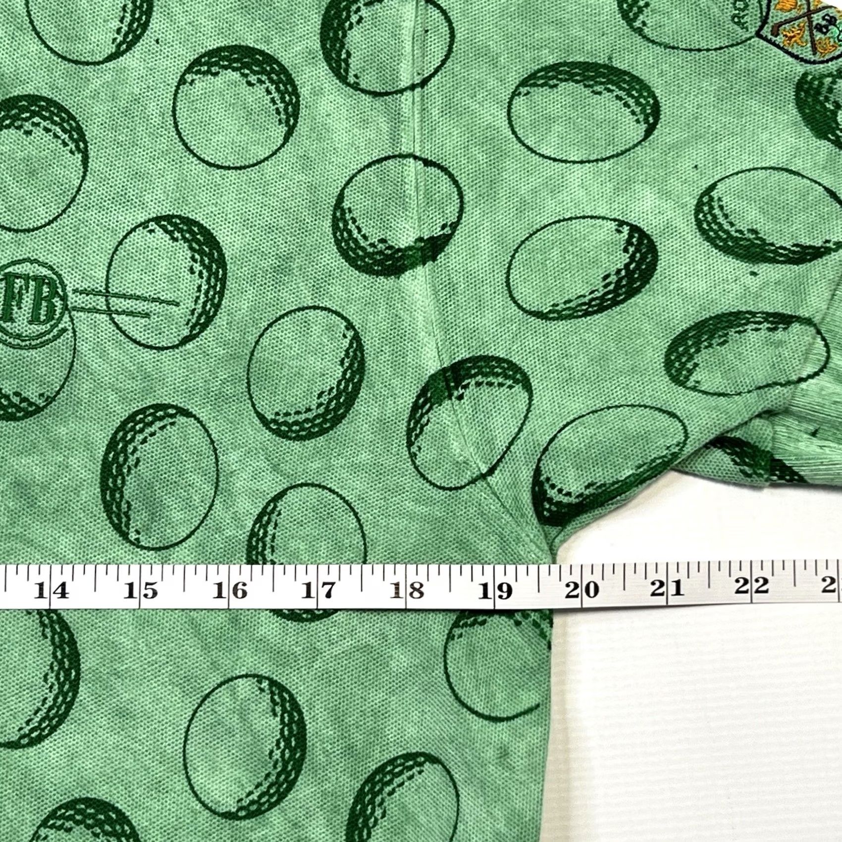 Vintage VINTAGE Fairway Blues Polo Shirt Mens S Green Golf Ball All Over Print Made In USA Shirt Mens S Green Golf Ball Polo Shirt Size US S / EU 44-46 / 1 - 5 Thumbnail