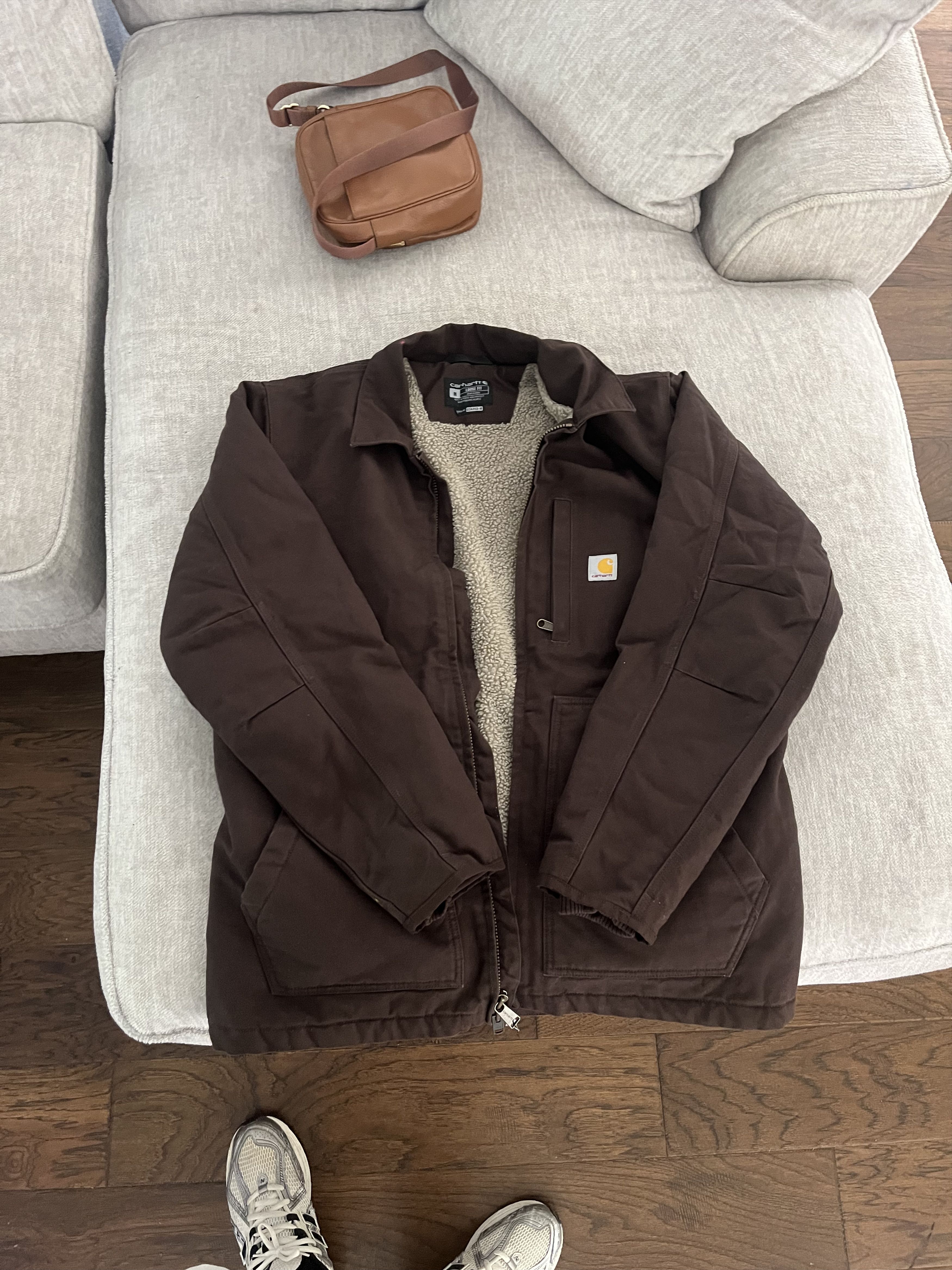 Carhartt Carhartt Brown Heavy Coat Vintage Size US M / EU 48-50 / 2 - 1 Thumbnail