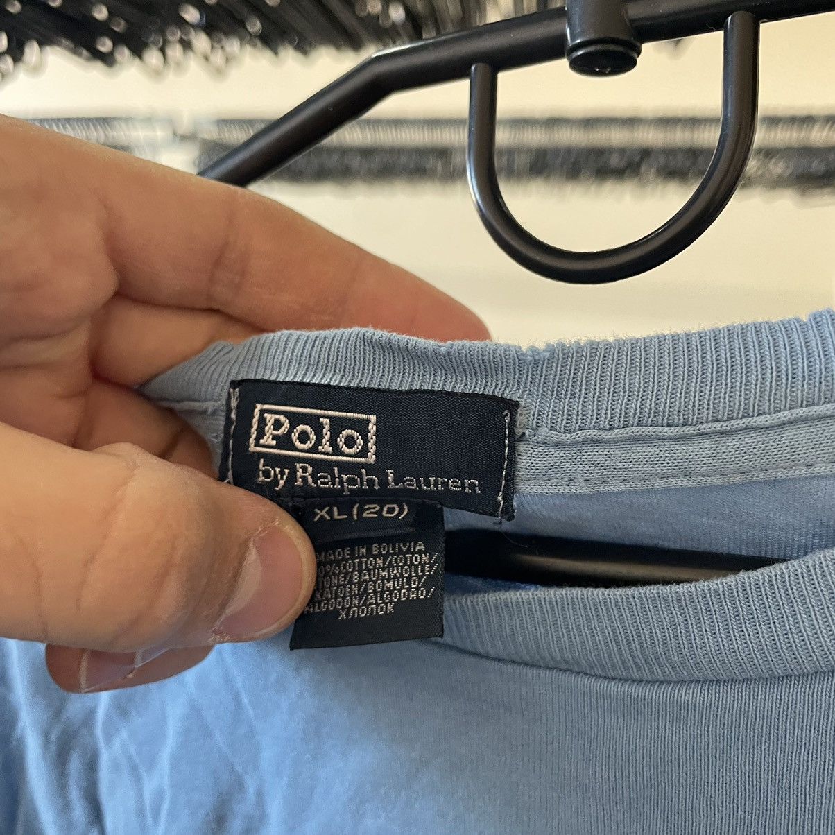 Polo Ralph Lauren × Vintage Vintage 90s Polo Ralph Lauren Dolphins ocean sea Tee Shirt Size US S / EU 44-46 / 1 - 3 Thumbnail