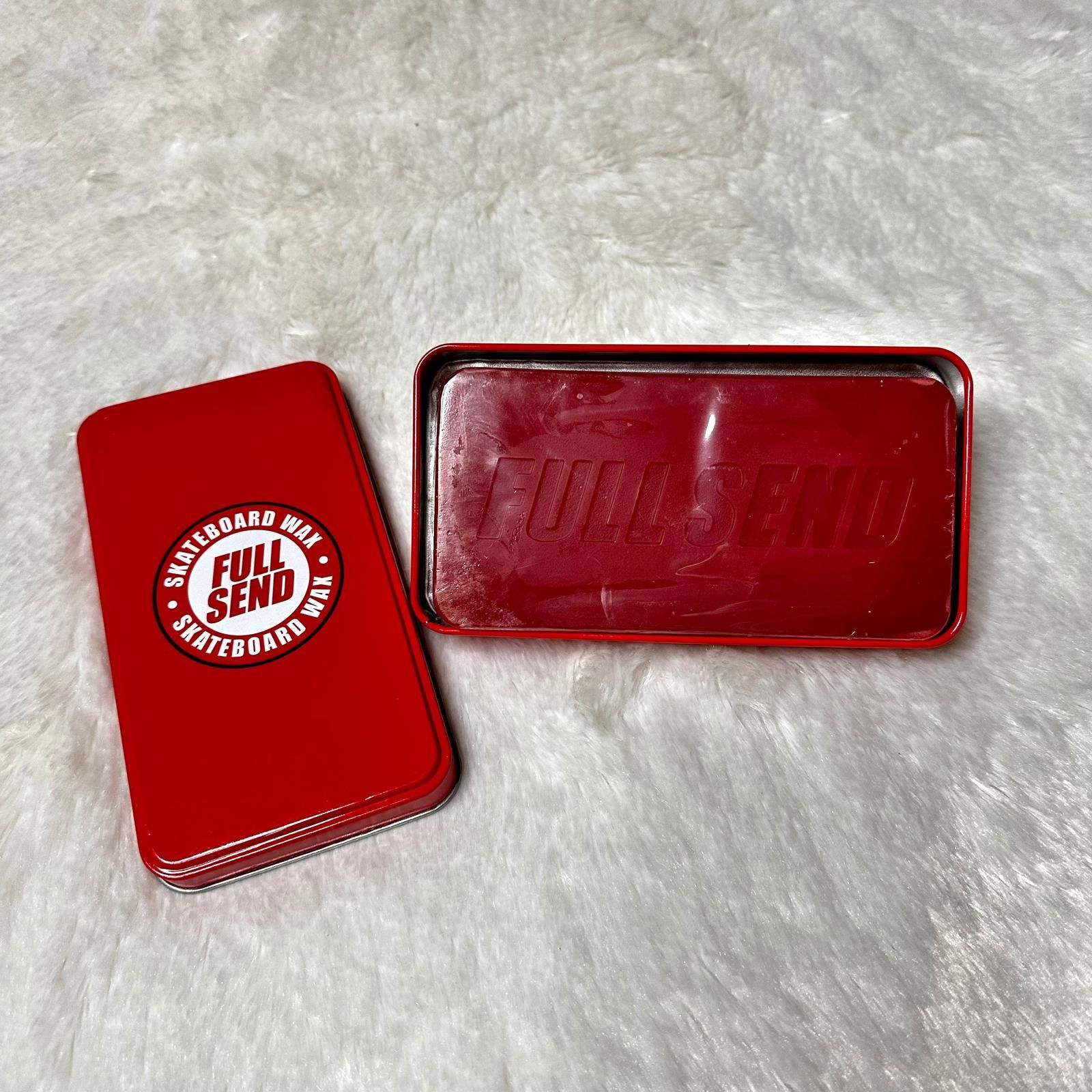 Full Send NEW Full Send Skateboard Wax Red Collectible Tin SOLD OUT Size ONE SIZE - 1 Thumbnail